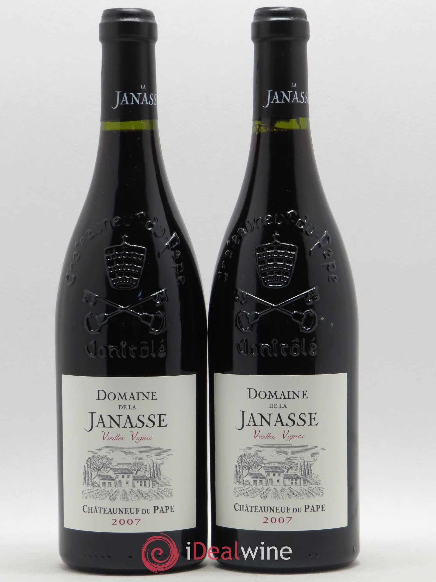 Châteauneuf-du-Pape Cuvée Vieilles Vignes La Janasse (Domaine de) 2007 - Lot de 2 bouteilles - 0