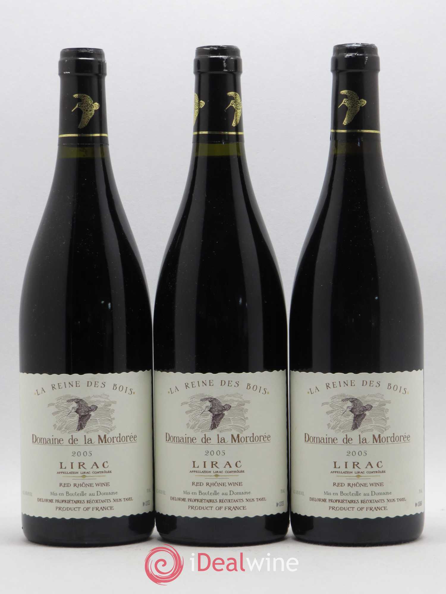 Lirac Cuvée Reine des Bois La Mordorée (Domaine de) 2005 - Lot de 3 bouteilles - 0