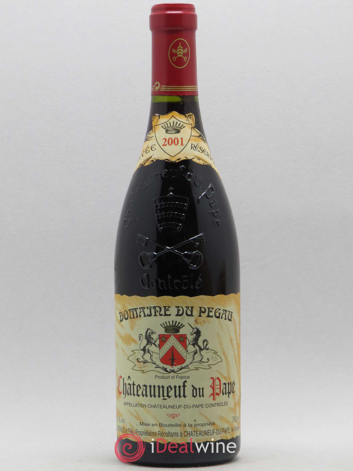 Châteauneuf-du-Pape Domaine du Pégau Cuvée Réservée Paul et Laurence Féraud 2001 - Lot de 1 bouteille - 0