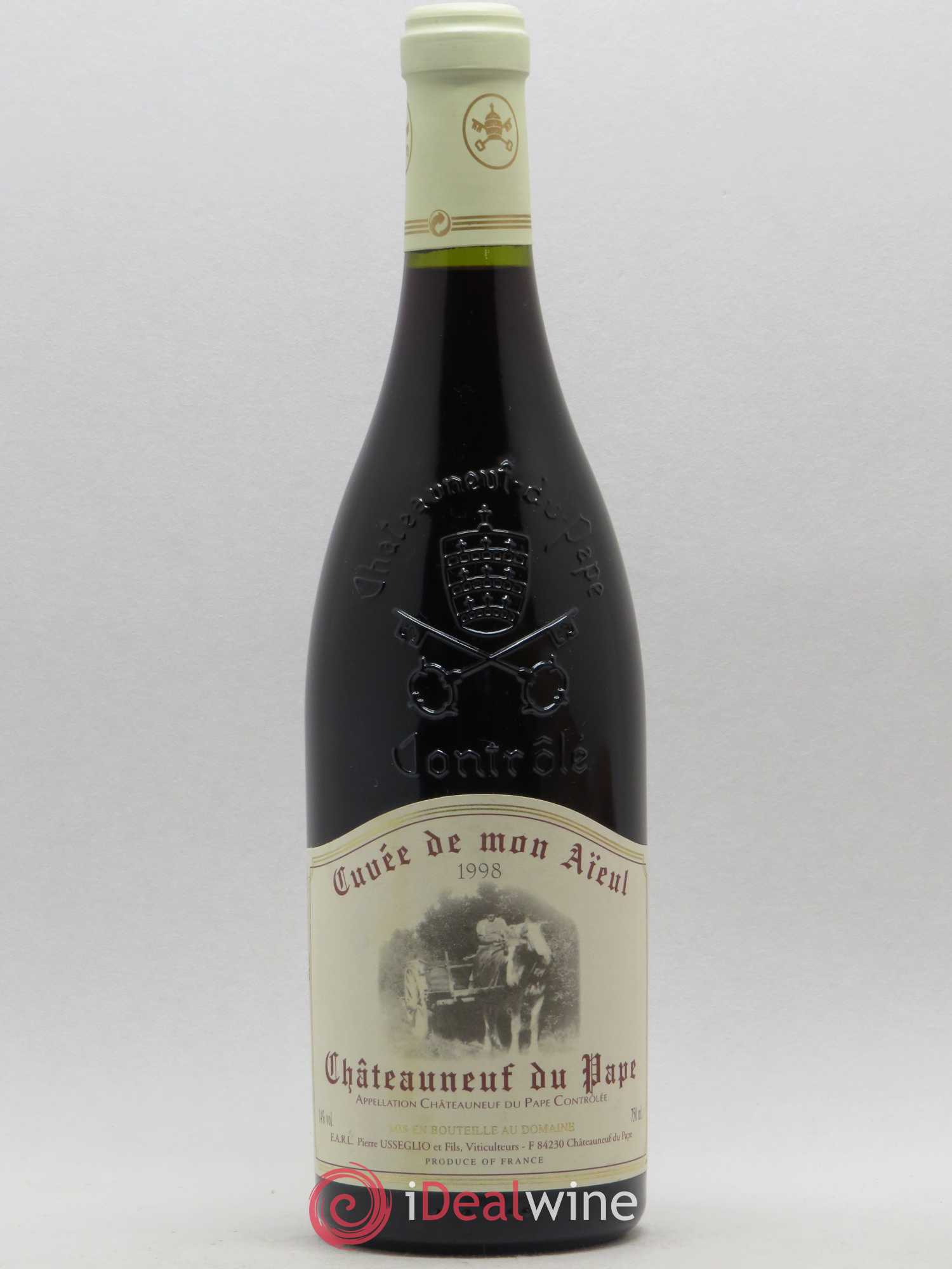 Châteauneuf-du-Pape Cuvée de mon Aïeul Pierre Usseglio & Fils 1998 - Lot de 1 bouteille - 0