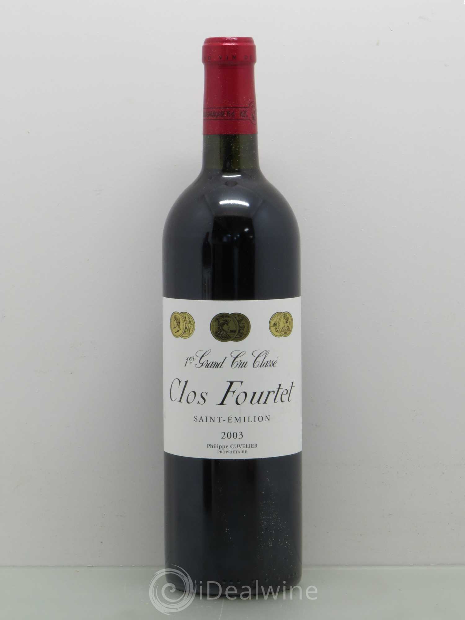 Clos Fourtet 1er Grand Cru Classé B 2003 - Lot de 1 bouteille - 0