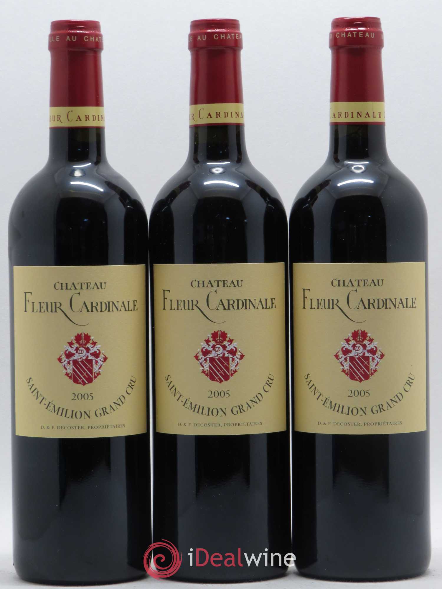 Château Fleur Cardinale Grand Cru Classé 2005 - Lot de 3 bouteilles - 0