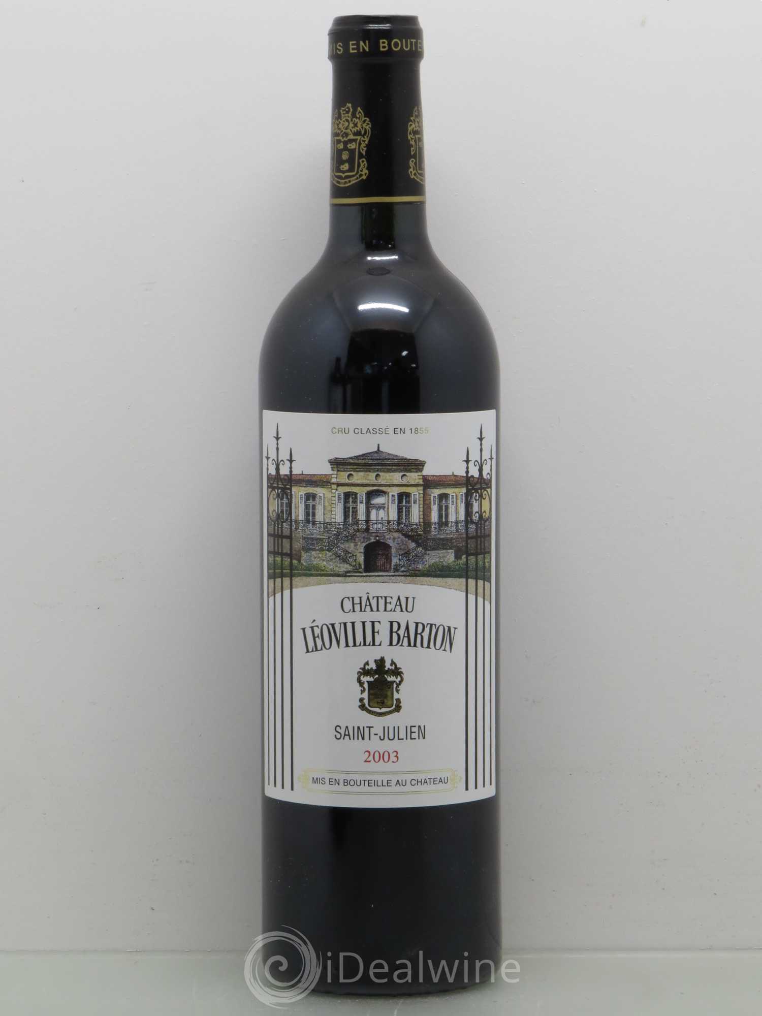 Château Léoville Barton 2ème Grand Cru Classé 2003 - Lot de 1 bouteille - 0
