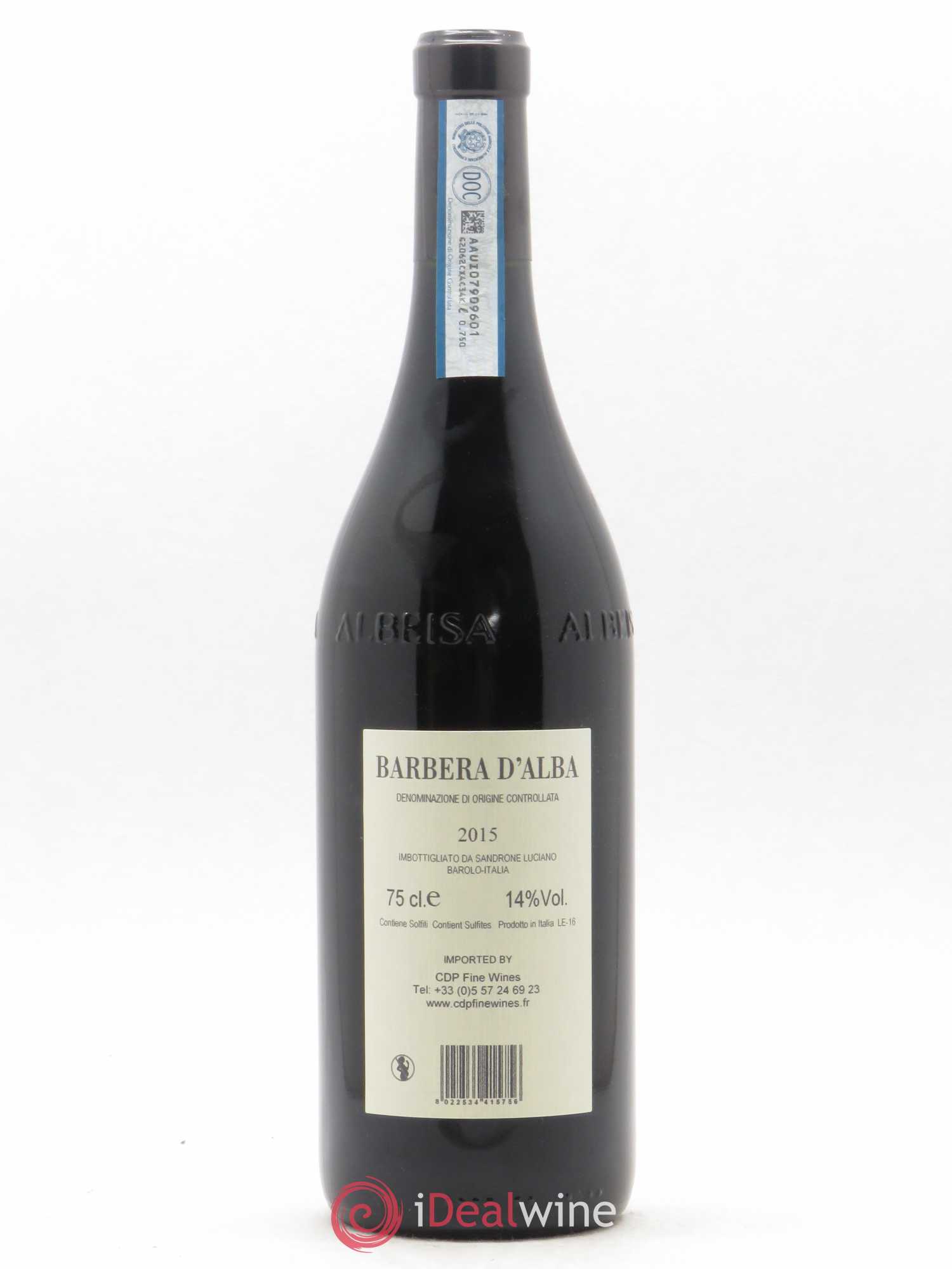 Barbera d'Alba DOC Luciano Sandrone 2015 - Posten von 1 Flasche - 1