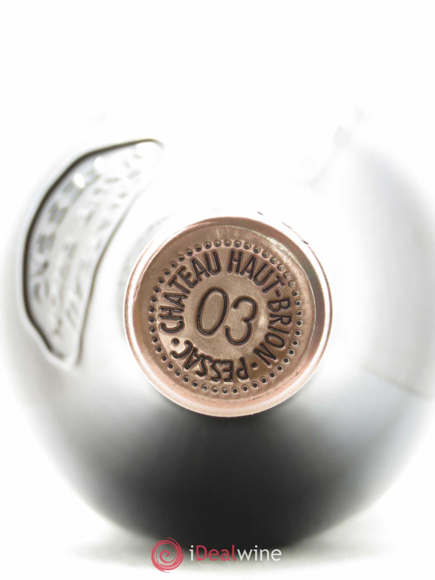 Château Haut Brion 1er Grand Cru Classé 2003 - Lot de 1 bouteille - 1