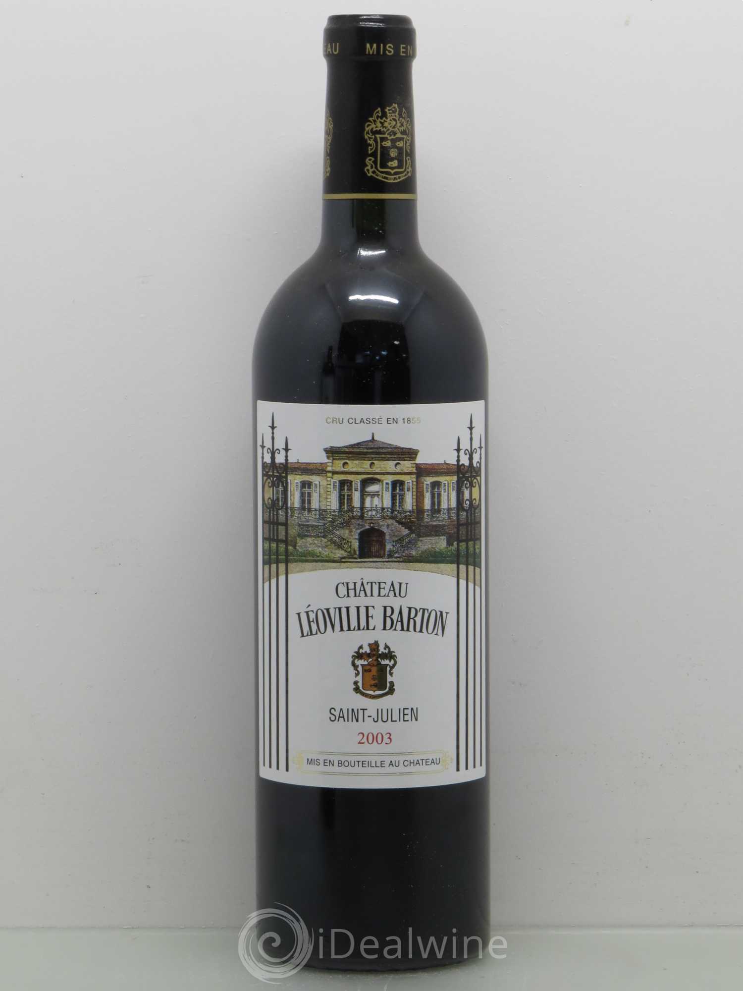 Château Léoville Barton 2ème Grand Cru Classé 2003 - Lot de 1 bouteille - 0