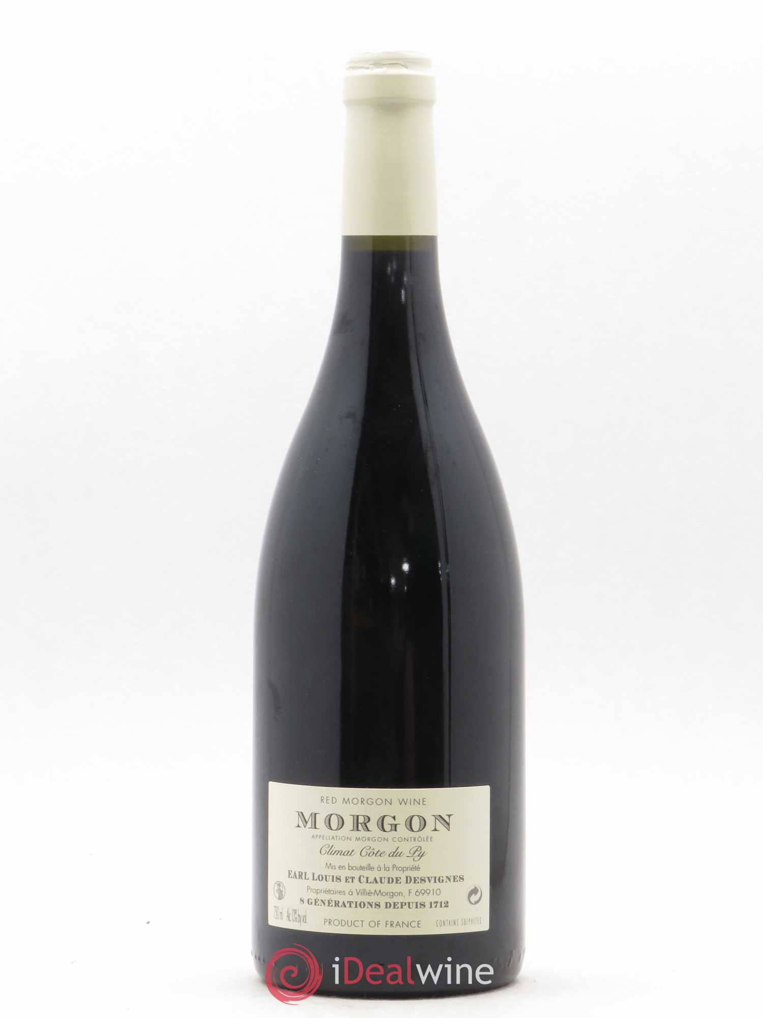 Morgon Côte de Py Javernières Louis-Claude Desvignes Côte de Py 2005 - Lot de 1 bouteille - 1