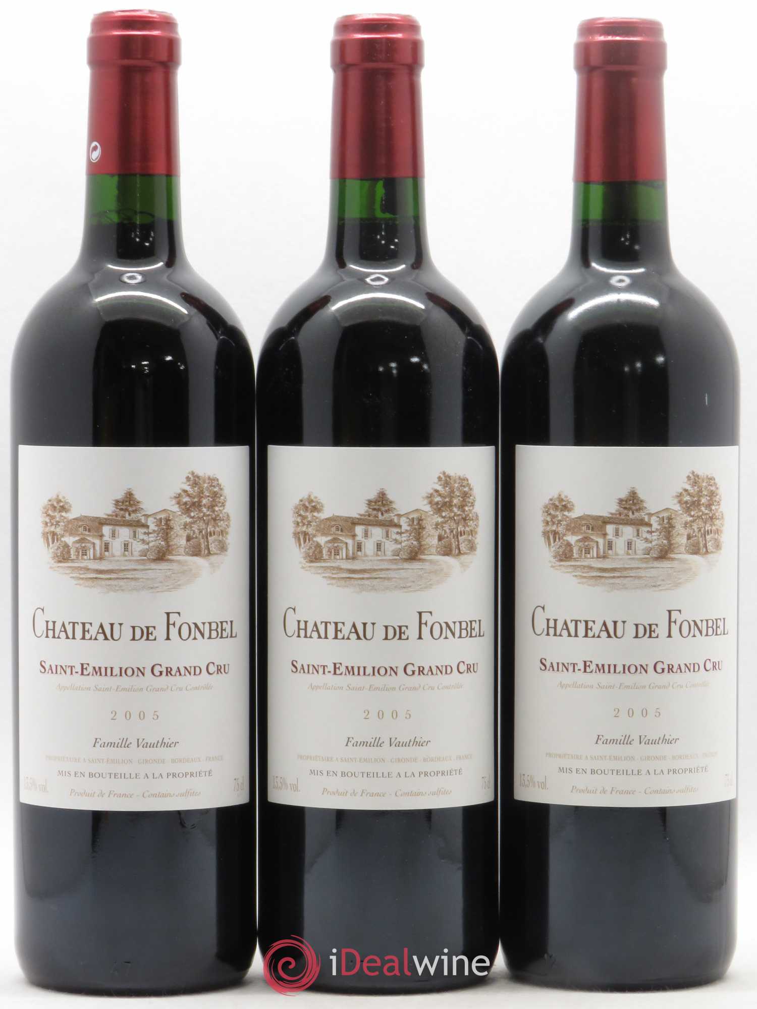 Château de Fonbel 2005 - Lot de 3 bouteilles - 0