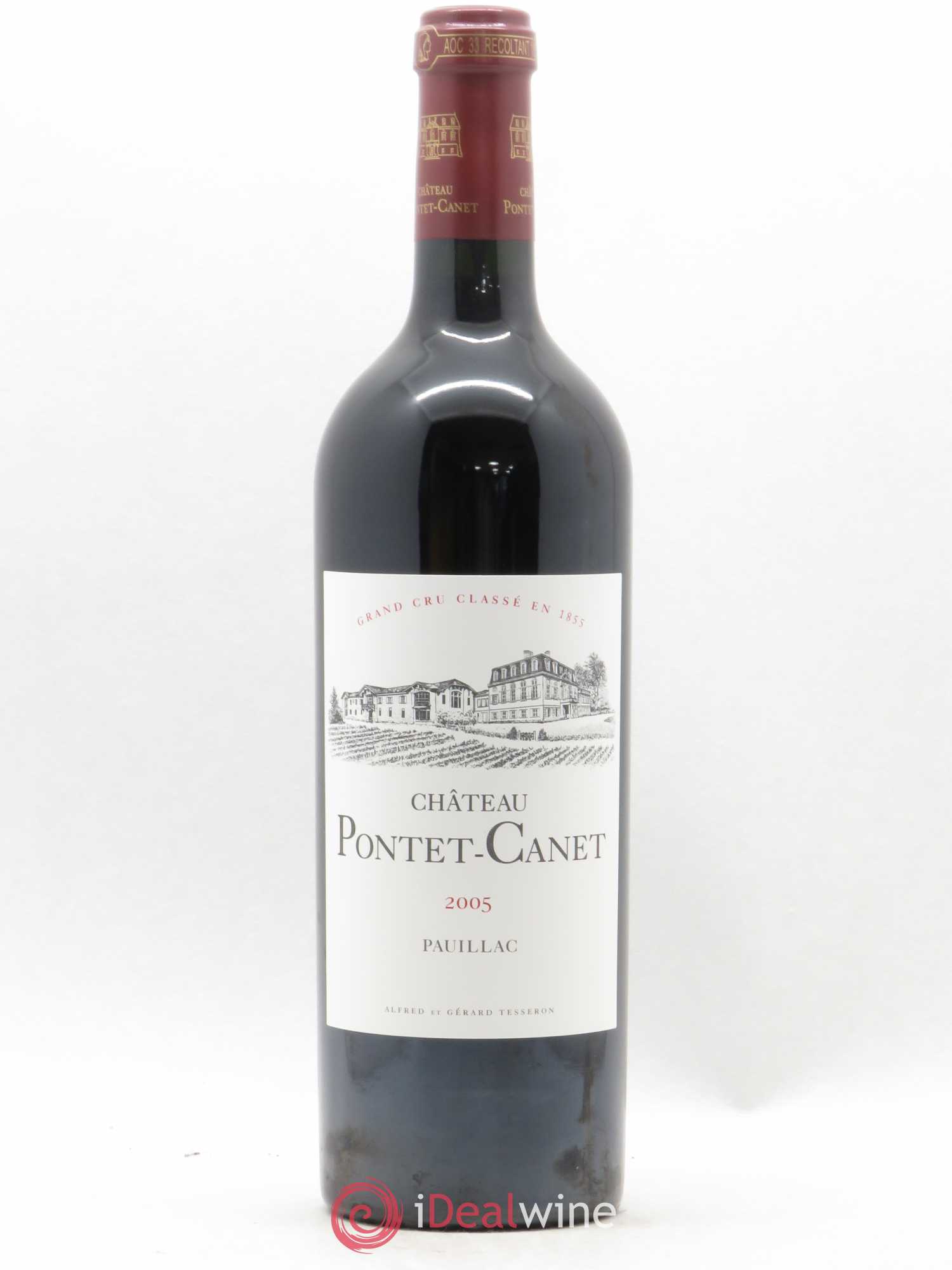 Château Pontet Canet 5ème Grand Cru Classé 2005 - Lot de 1 bouteille - 0