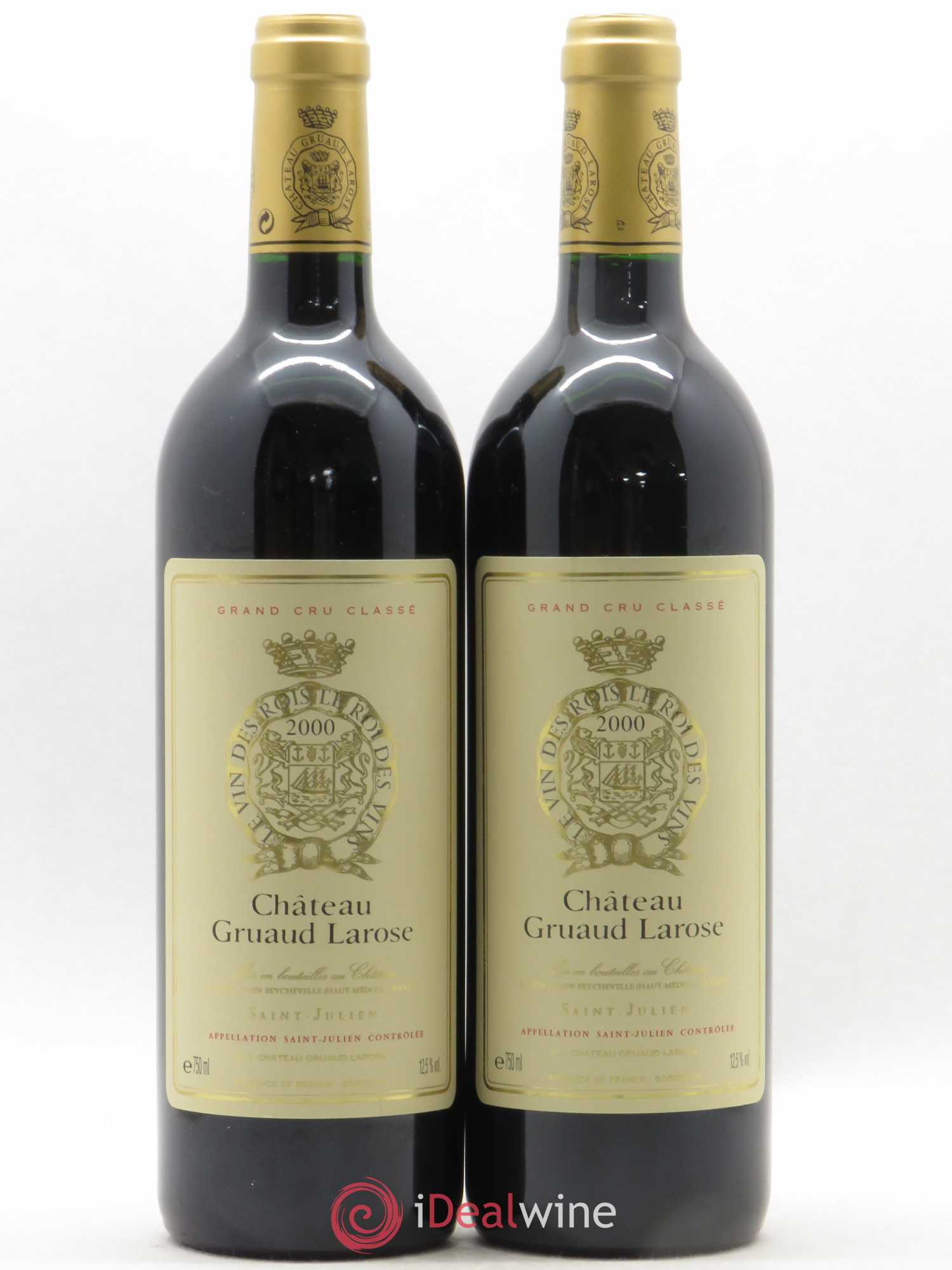 Château Gruaud Larose 2ème Grand Cru Classé 2000 - Lot de 2 bouteilles - 0