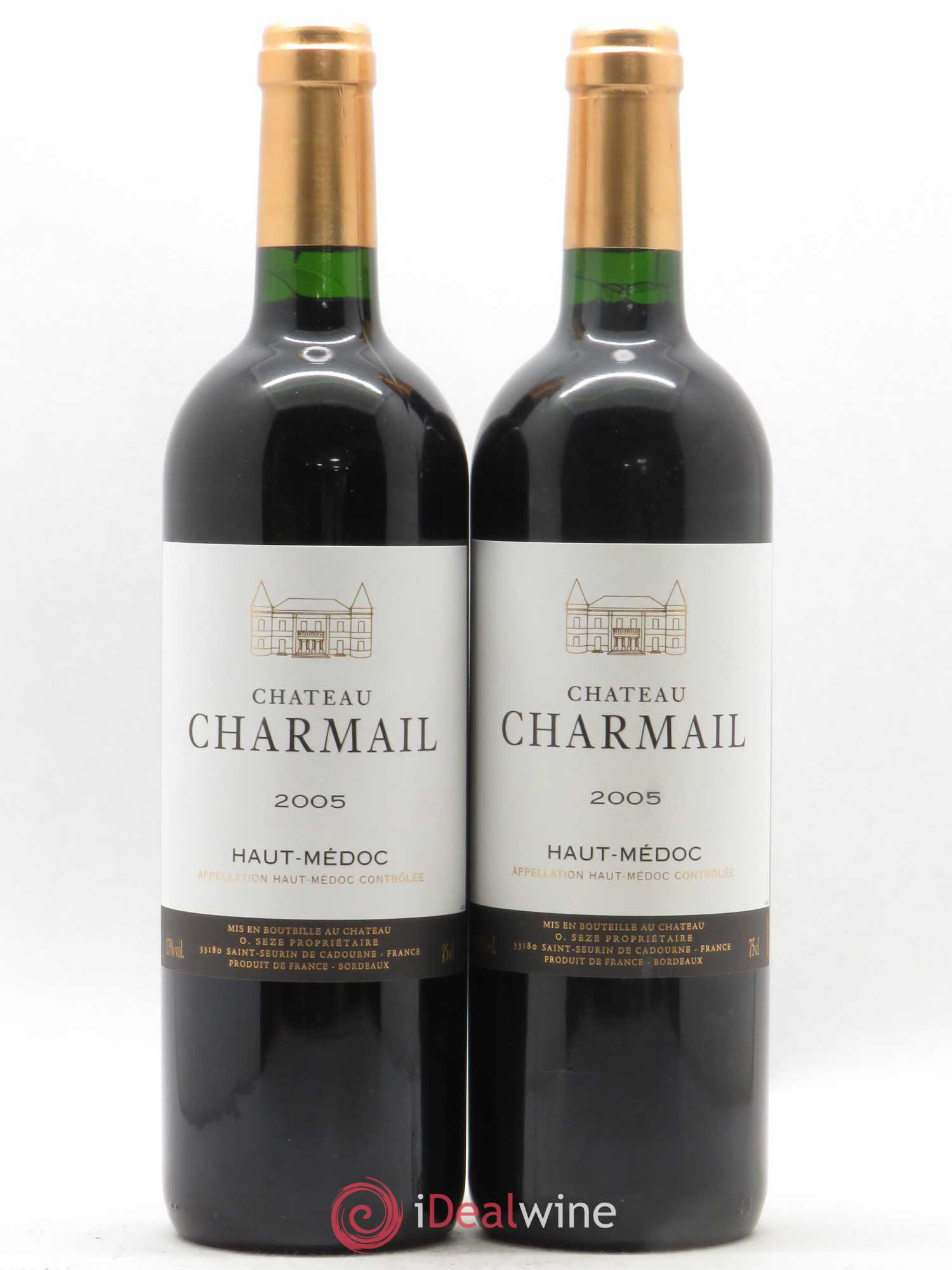 Château Charmail Cru Bourgeois 2005 - Lot de 2 bouteilles - 0