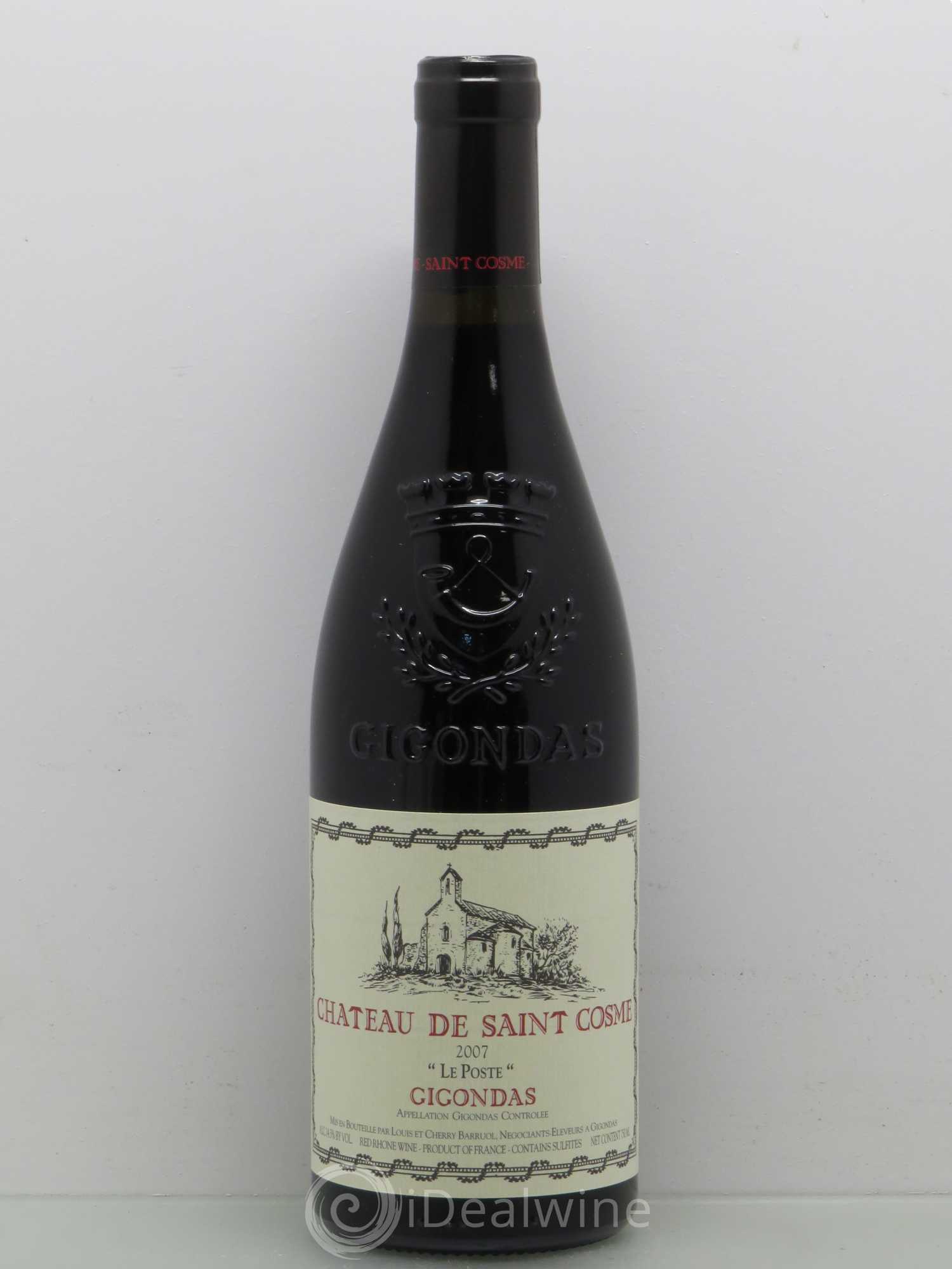Gigondas Le Poste Saint Cosme 2007 - Lot de 1 bouteille - 0