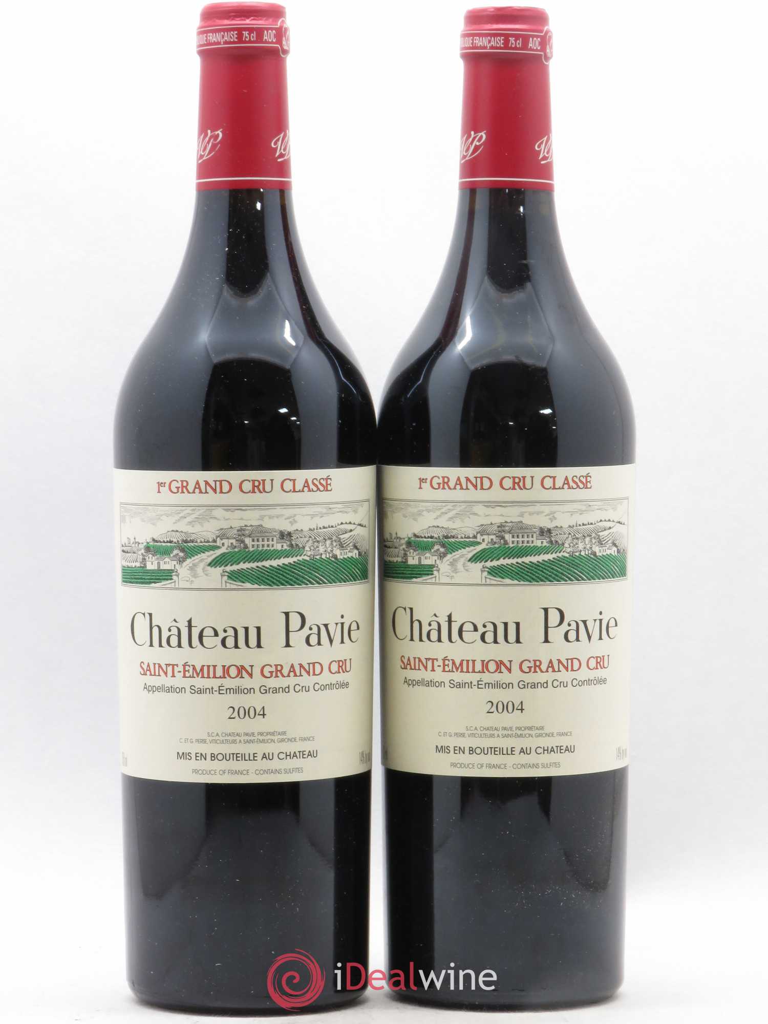 Château Pavie 1er Grand Cru Classé A 2004 - Lot de 2 bouteilles - 0