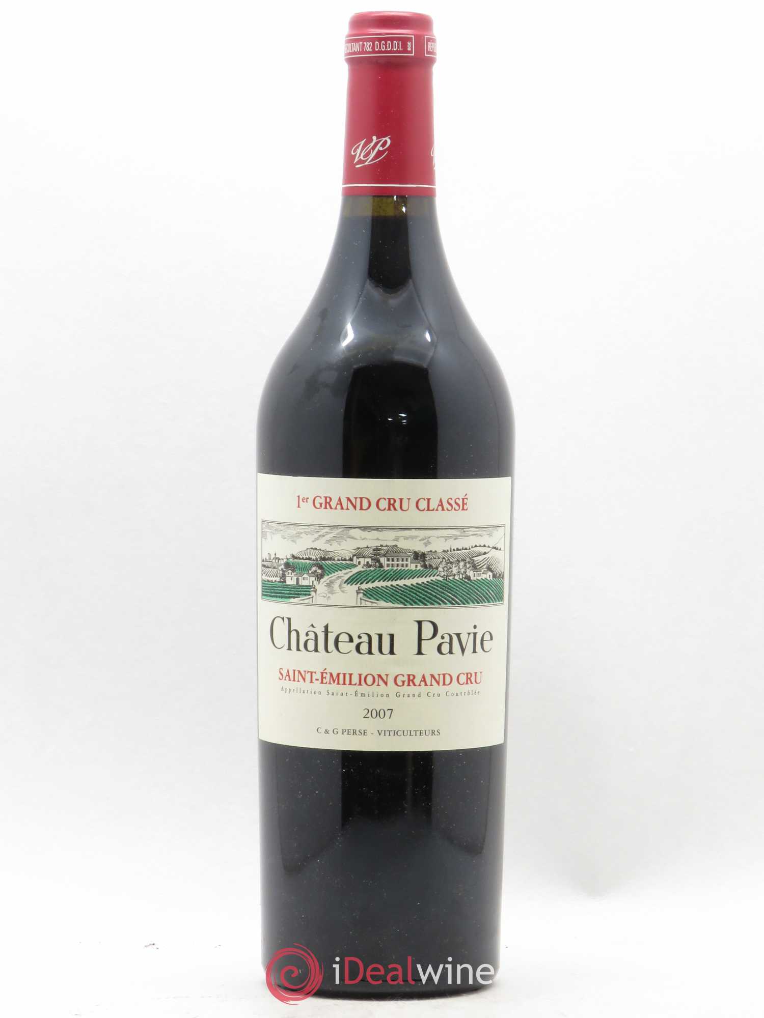 Château Pavie 1er Grand Cru Classé A 2007 - Lot de 1 bouteille - 0