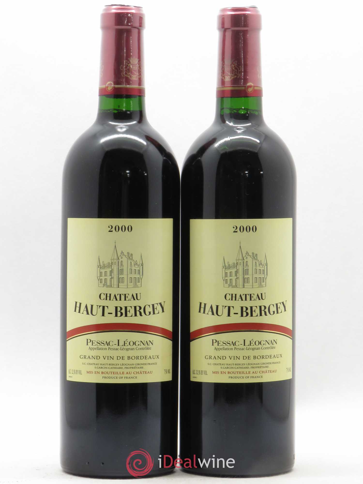 Château Haut-Bergey 2000 - Lot de 2 bouteilles - 0