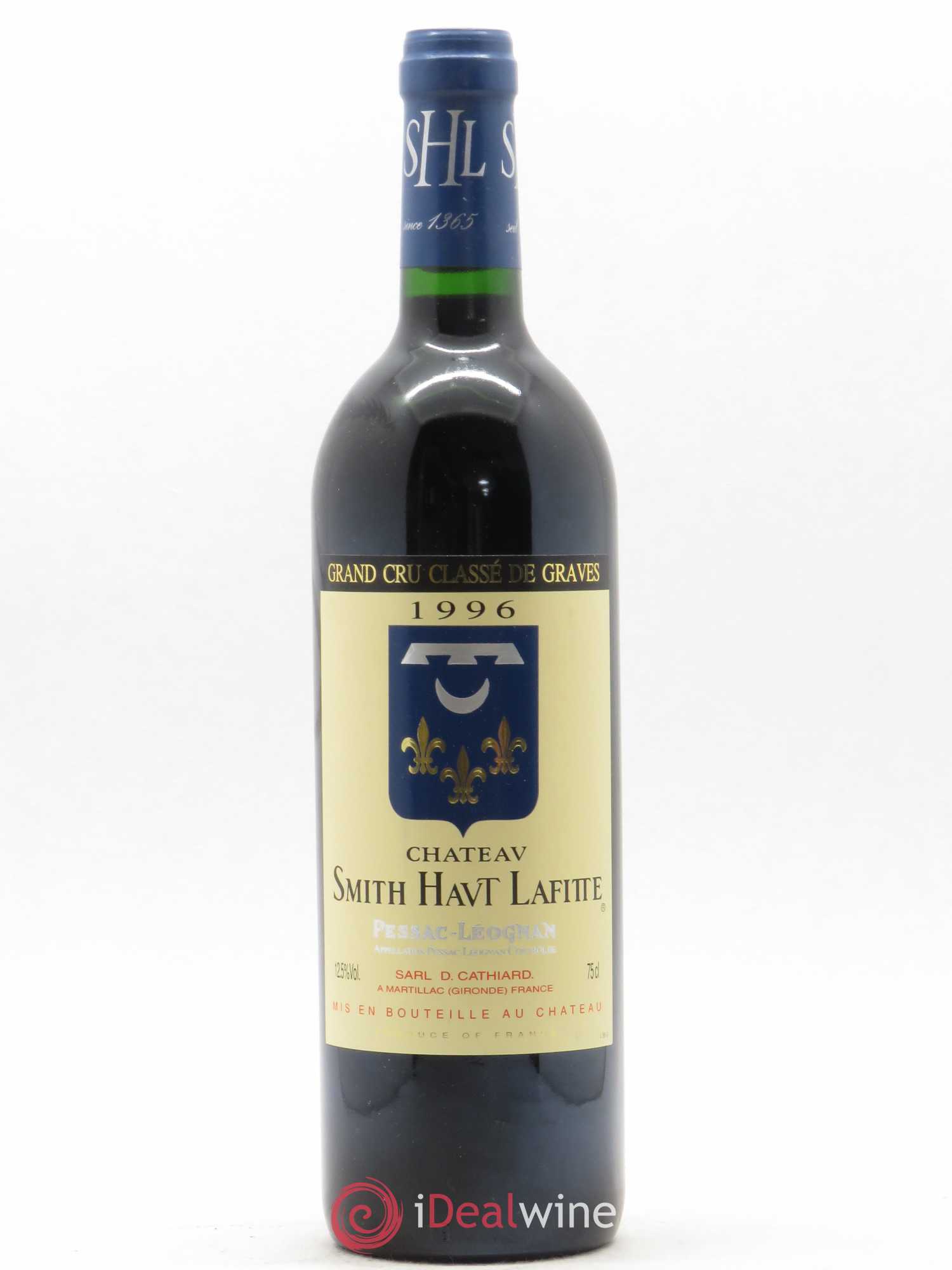 Château Smith Haut Lafitte Cru Classé de Graves 1996 - Lot de 1 bouteille - 0