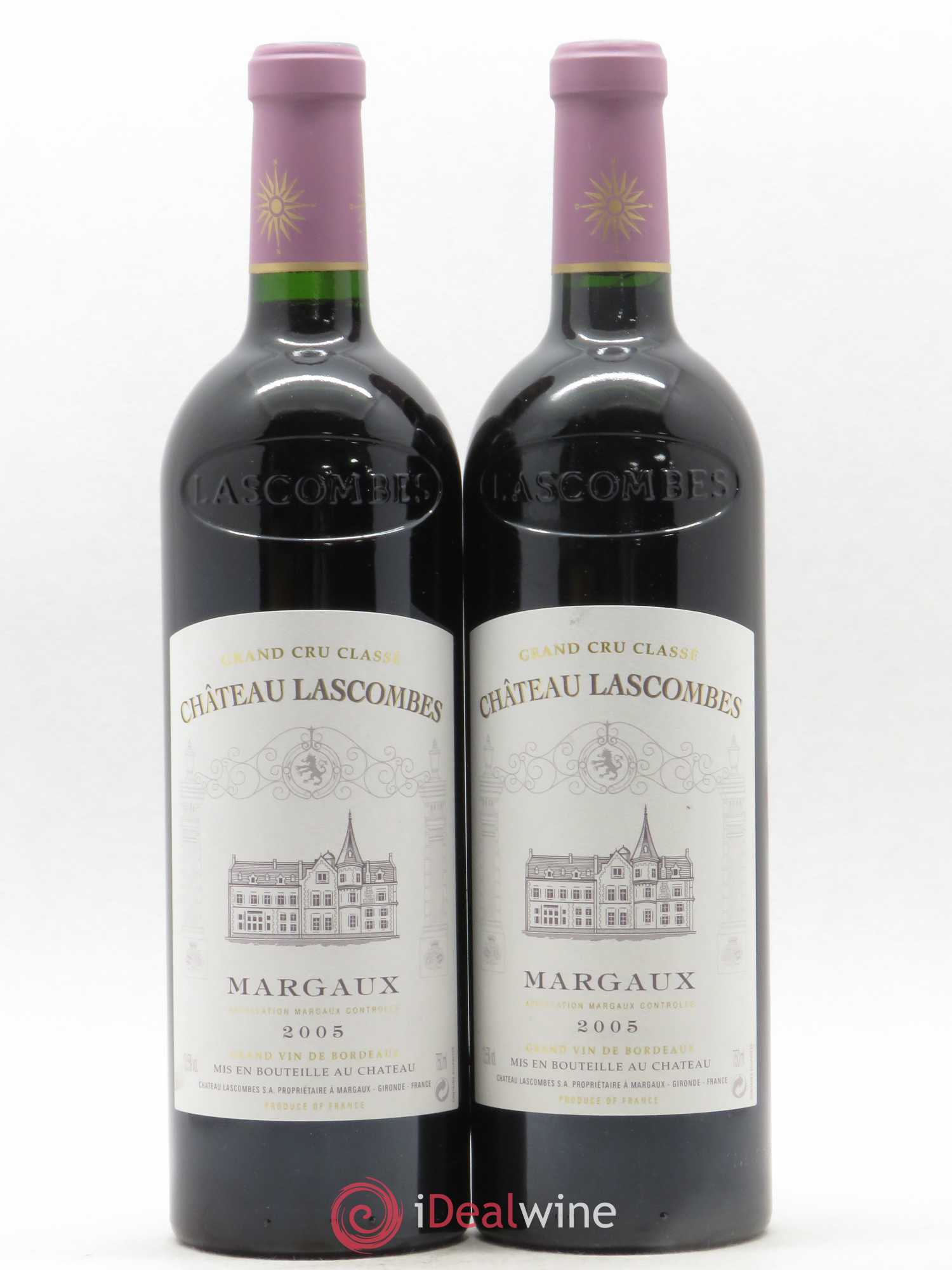 Château Lascombes 2ème Grand Cru Classé 2005 - Lot de 2 bouteilles - 0