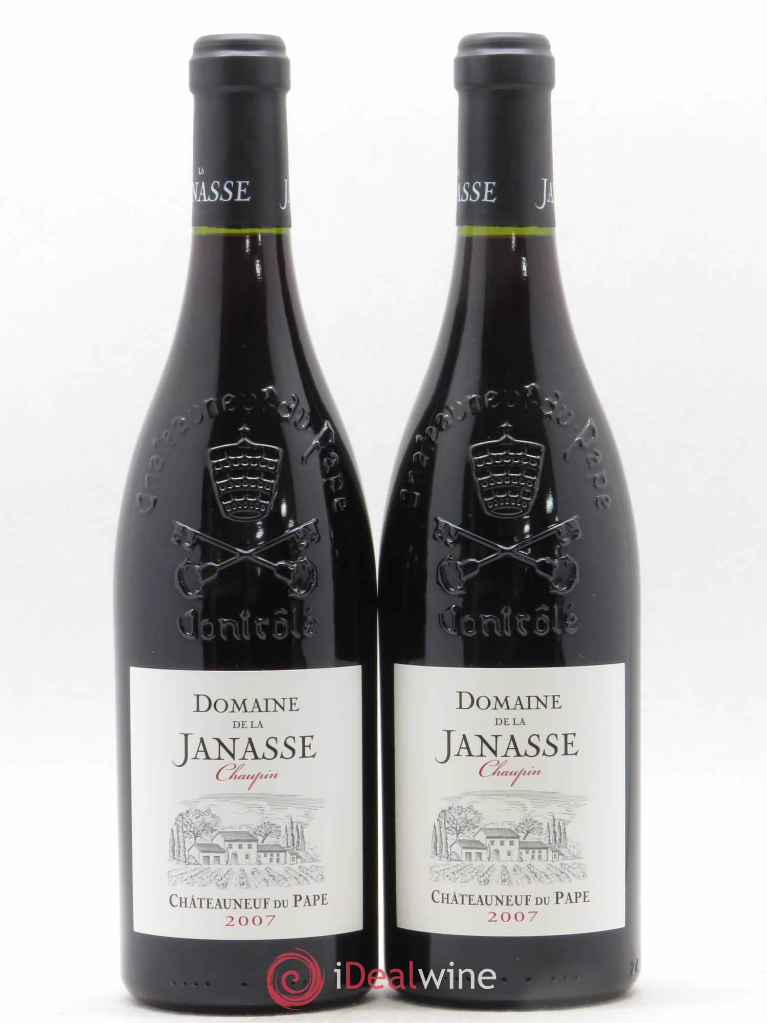 Châteauneuf-du-Pape Cuvée Chaupin La Janasse (Domaine de) 2007 - Lot de 2 bouteilles - 0