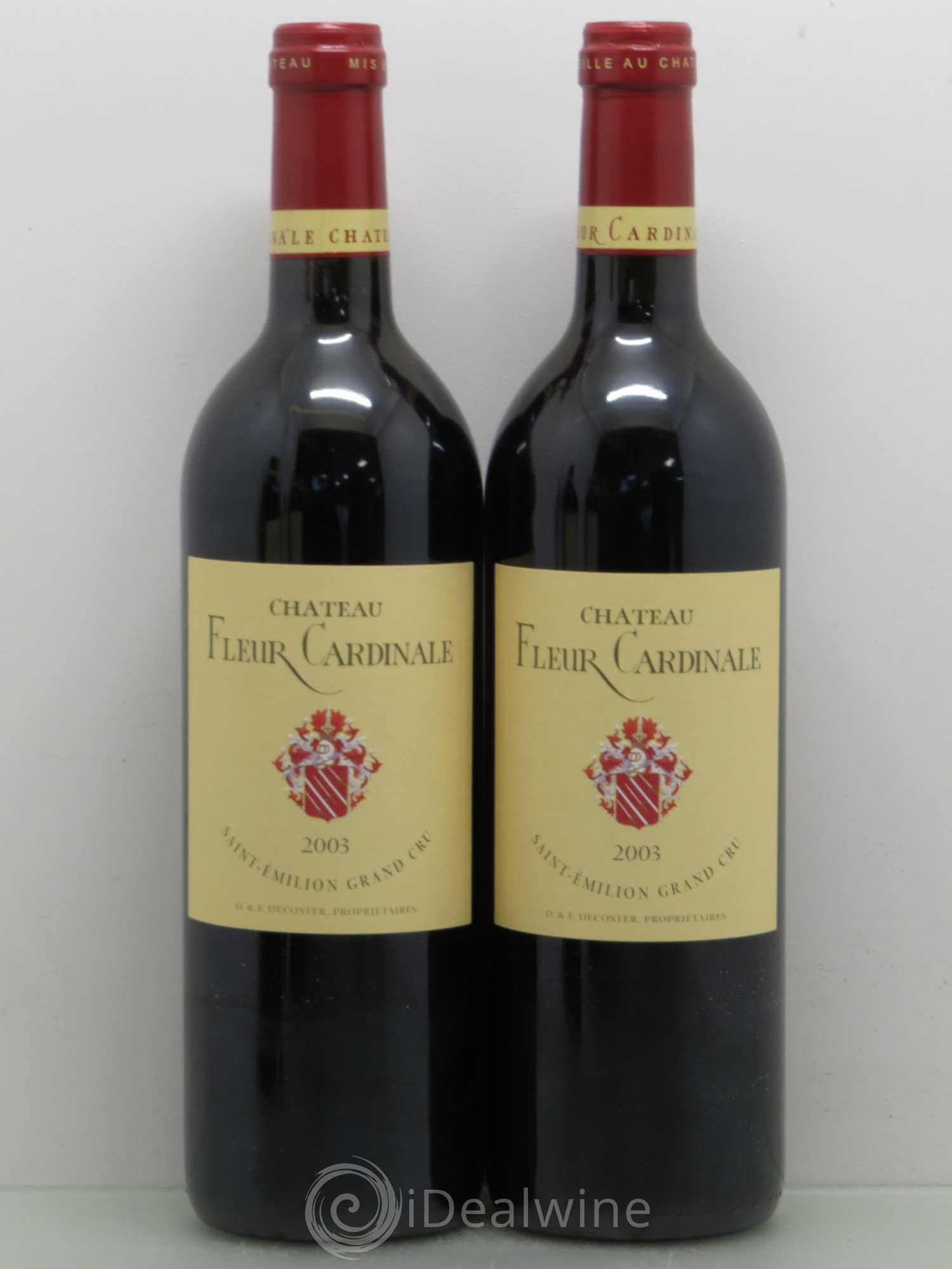 Château Fleur Cardinale Grand Cru Classé 2003 - Lot de 2 bouteilles - 0