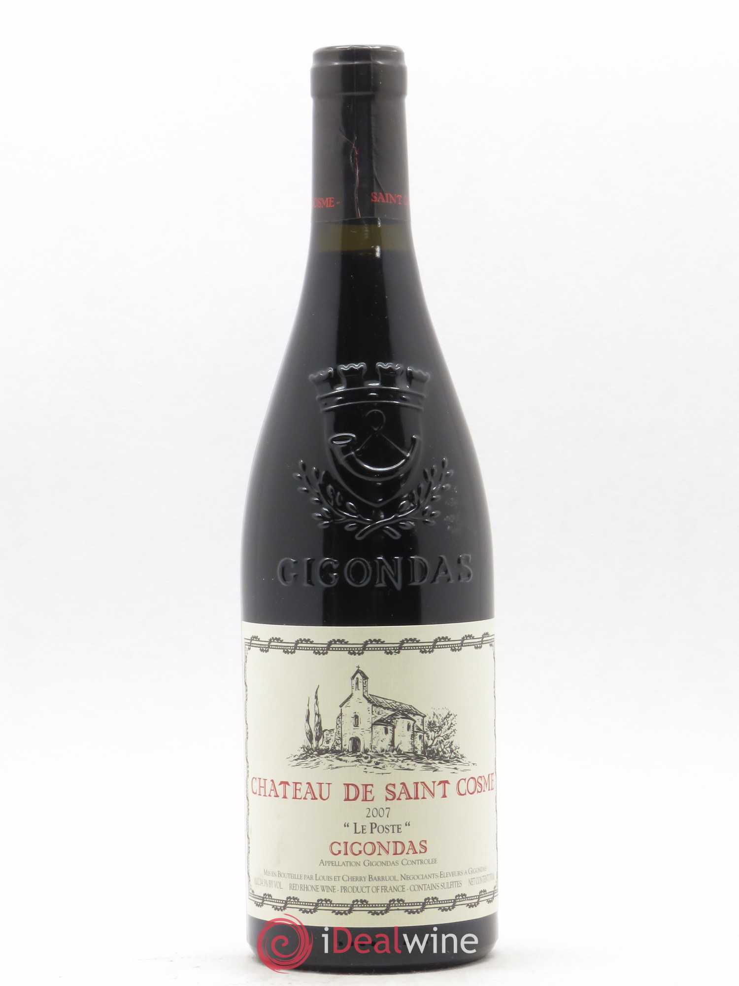 Gigondas Le Poste Saint Cosme 2007 - Lot de 1 bouteille - 0