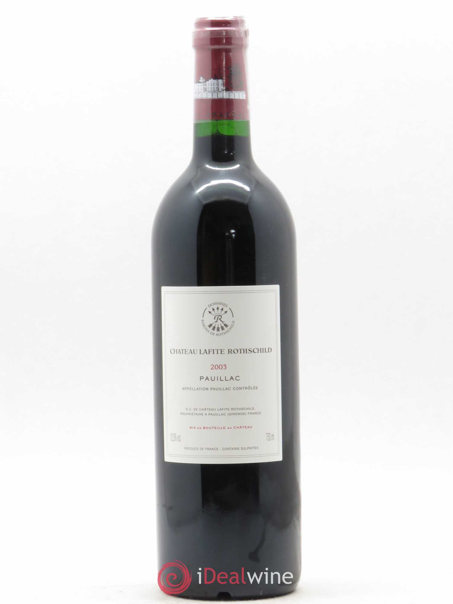Château Lafite Rothschild 1er Grand Cru Classé 2003 - Lot de 1 bouteille - 1