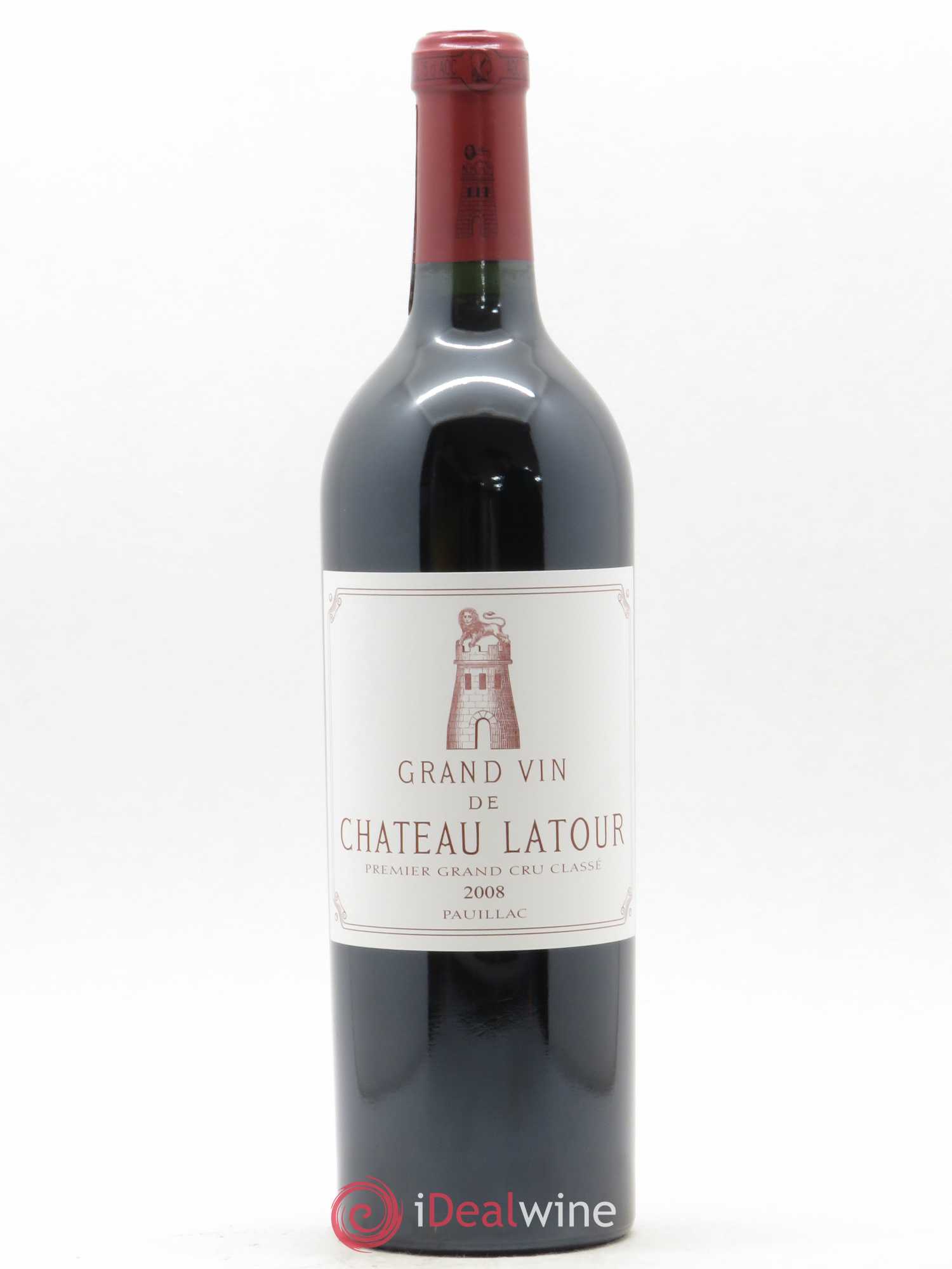 Château Latour 1er Grand Cru Classé 2008 - Lot de 1 bouteille - 0