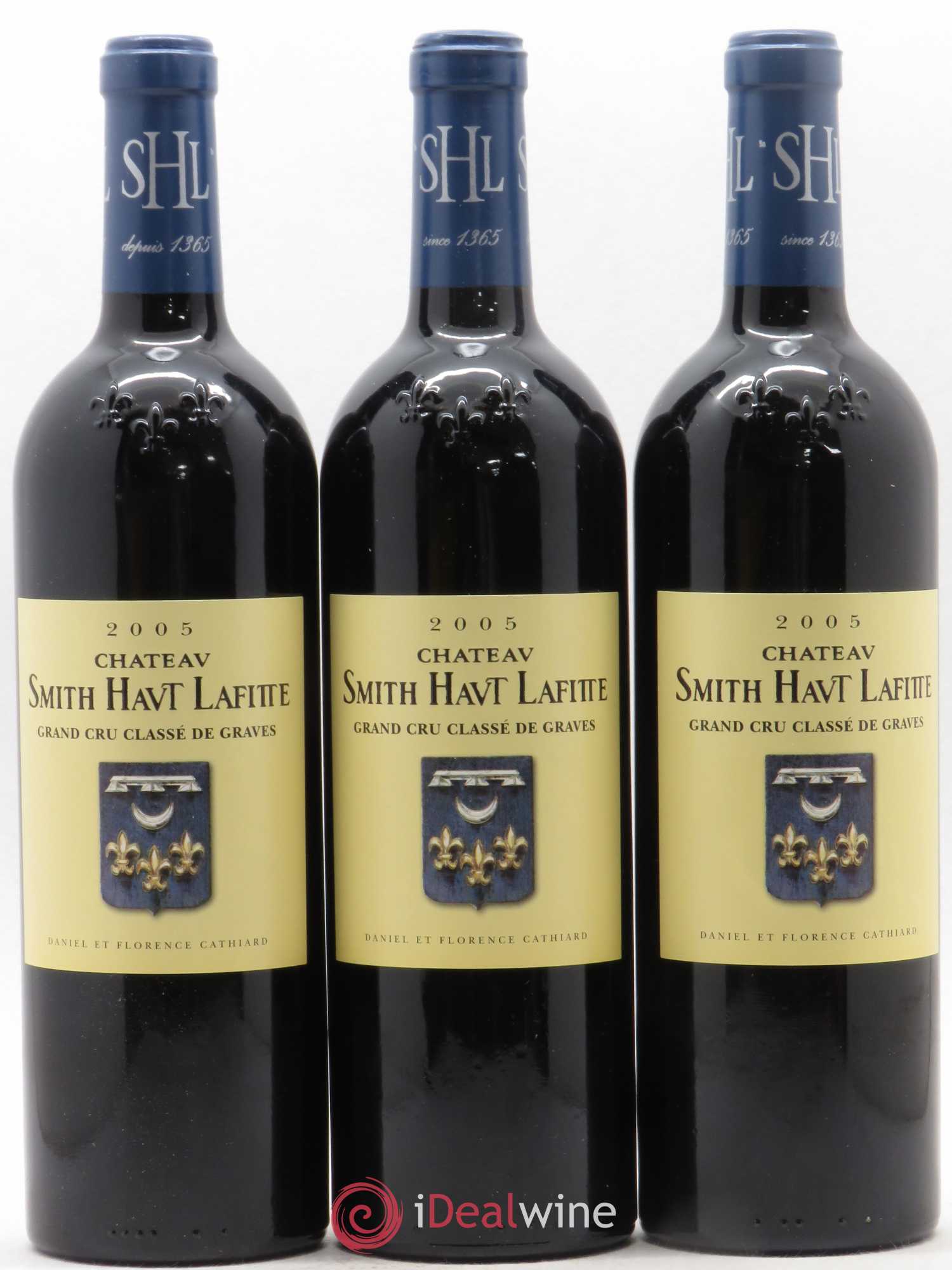 Château Smith Haut Lafitte Cru Classé de Graves 2005 - Lot de 3 bouteilles - 0