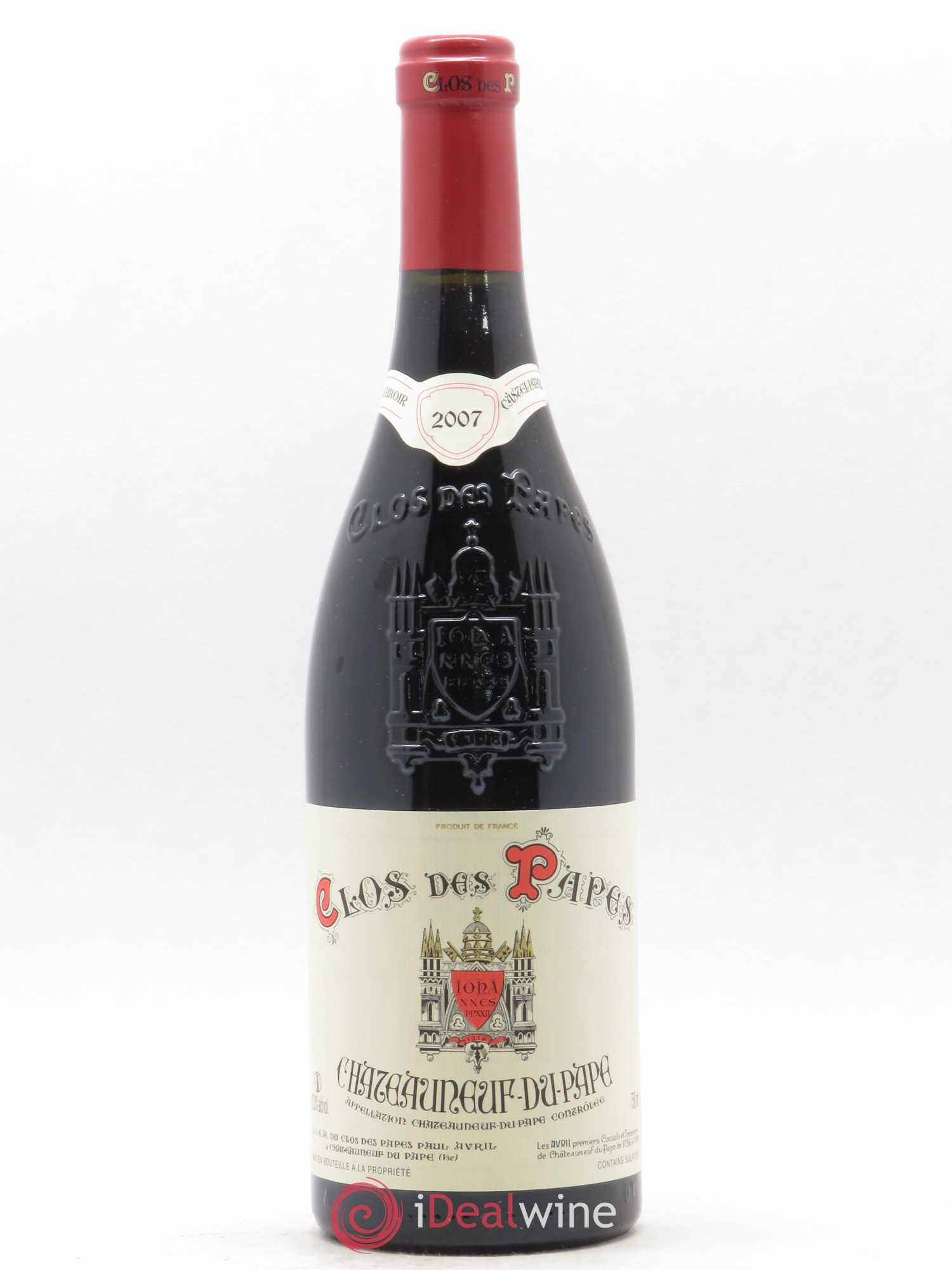 Châteauneuf-du-Pape Clos des Papes - Paul Avril 2007 - Lot de 1 bouteille - 0