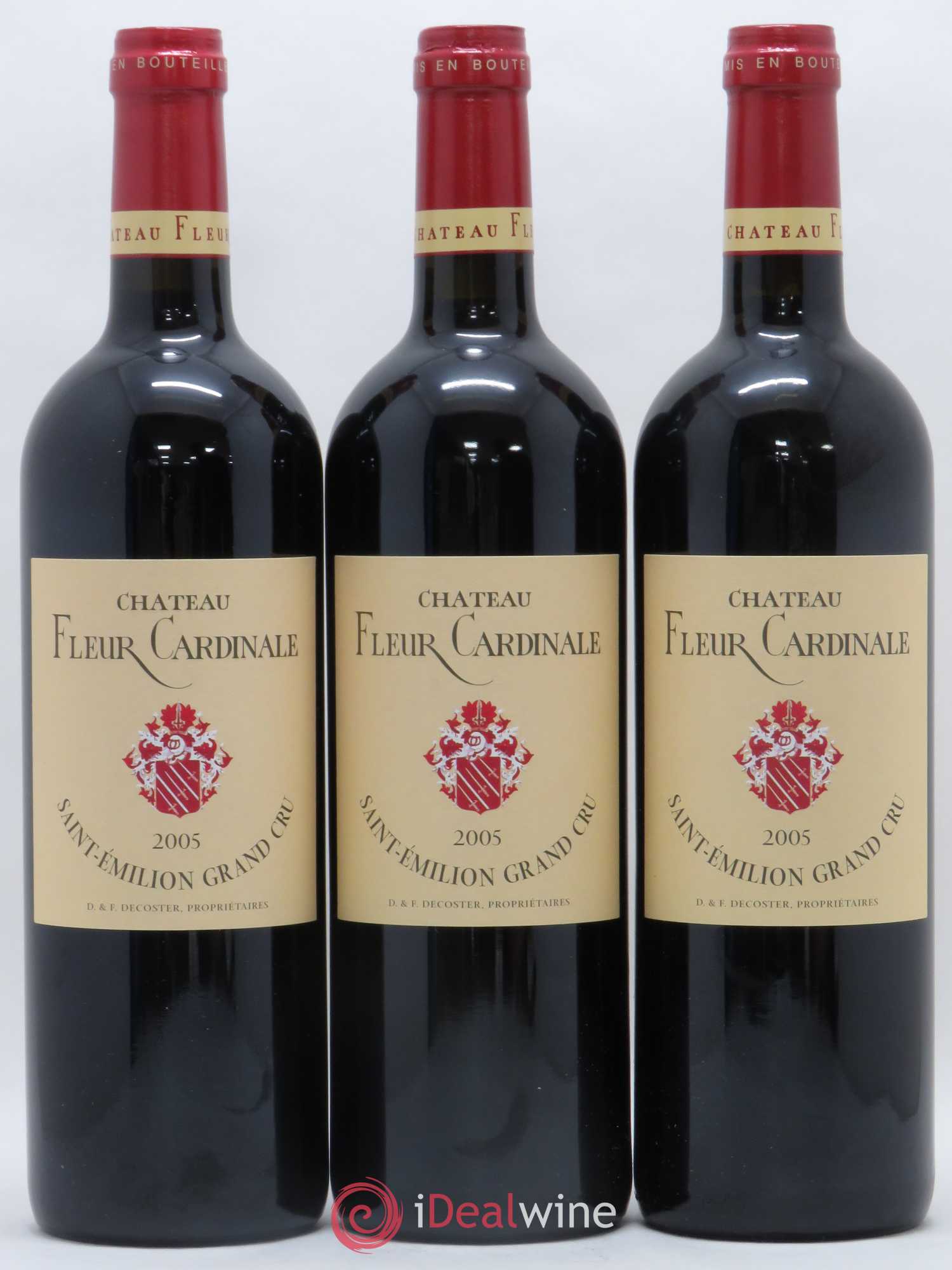 Château Fleur Cardinale Grand Cru Classé 2005 - Lot de 3 bouteilles - 0