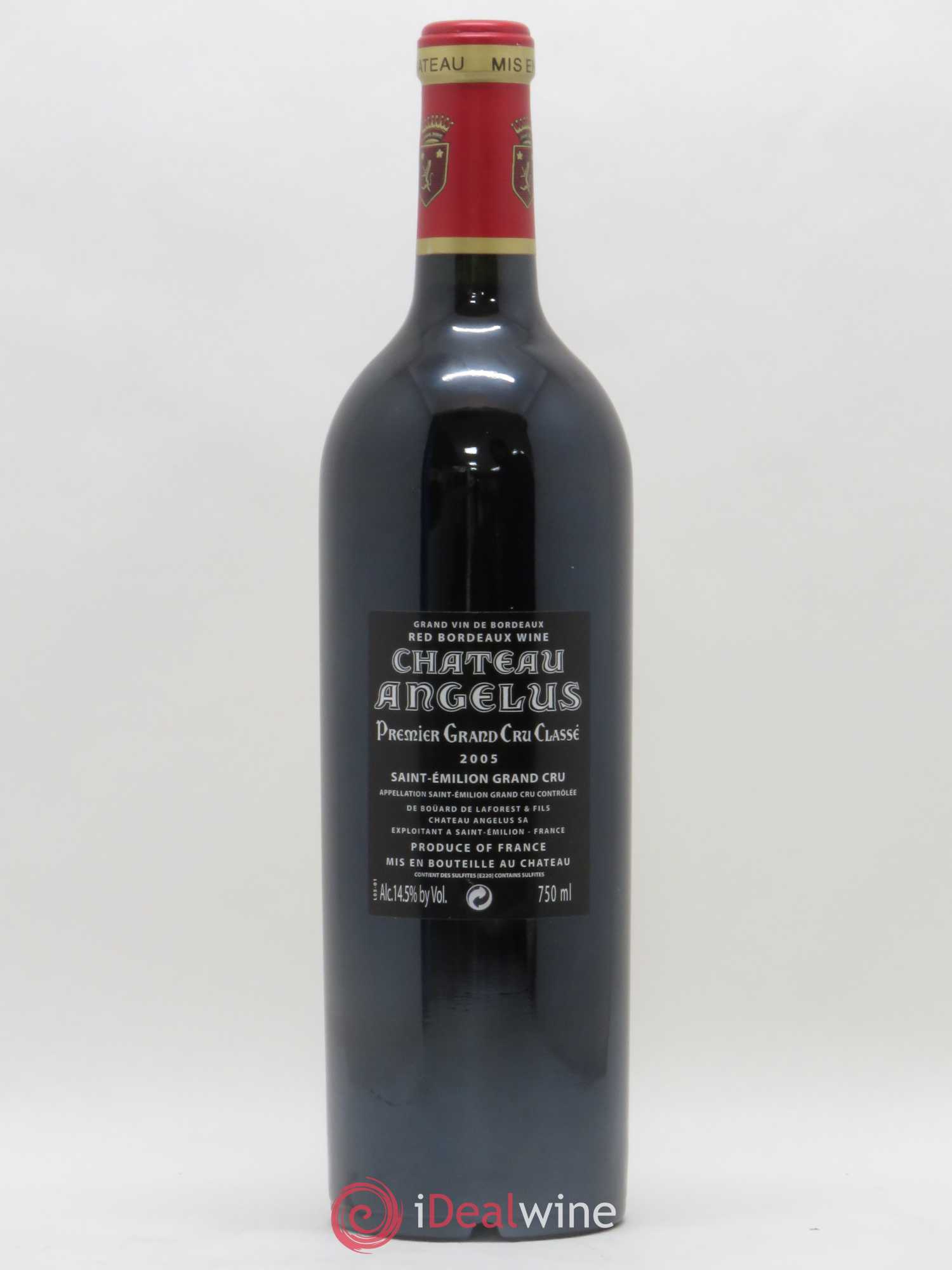 Château Angélus 1er Grand Cru Classé A 2005 - Lot de 1 bouteille - 1