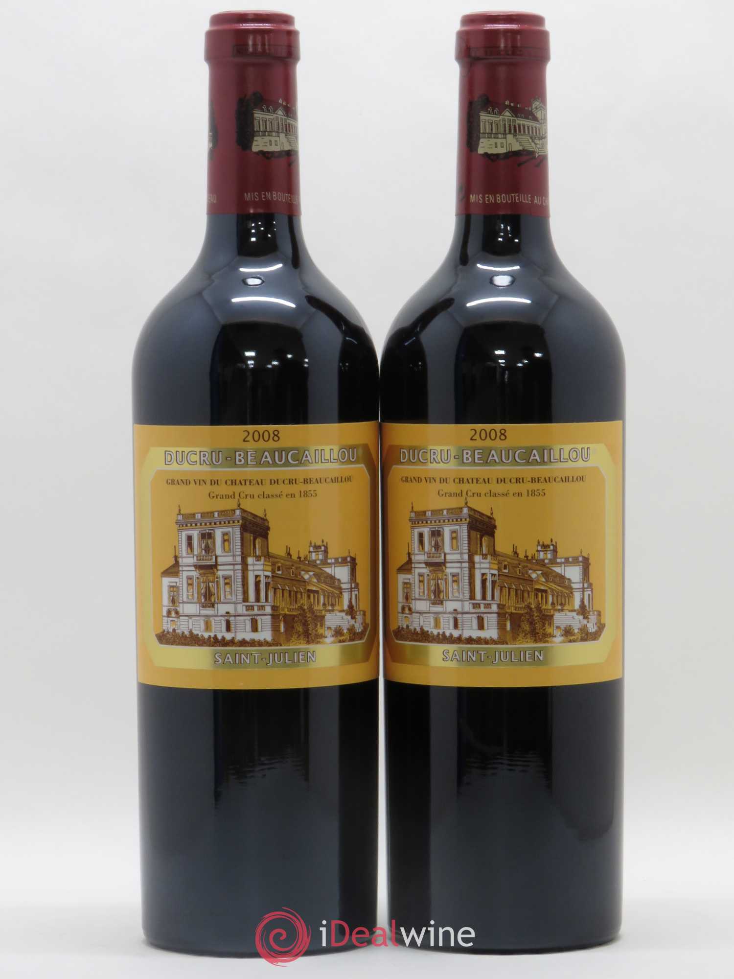 Château Ducru Beaucaillou 2ème Grand Cru Classé 2008 - Lot de 2 bouteilles - 0