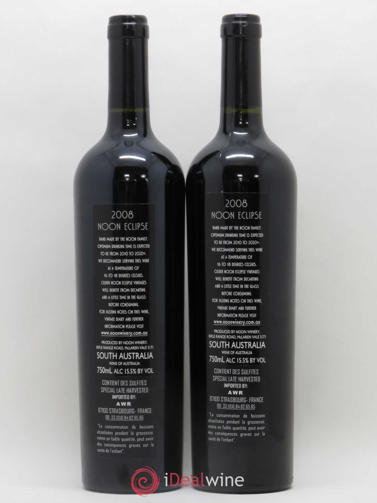 Australie Noon Eclipse Grenache - Shiraz 2008 - Posten von 2 Flaschen - 1