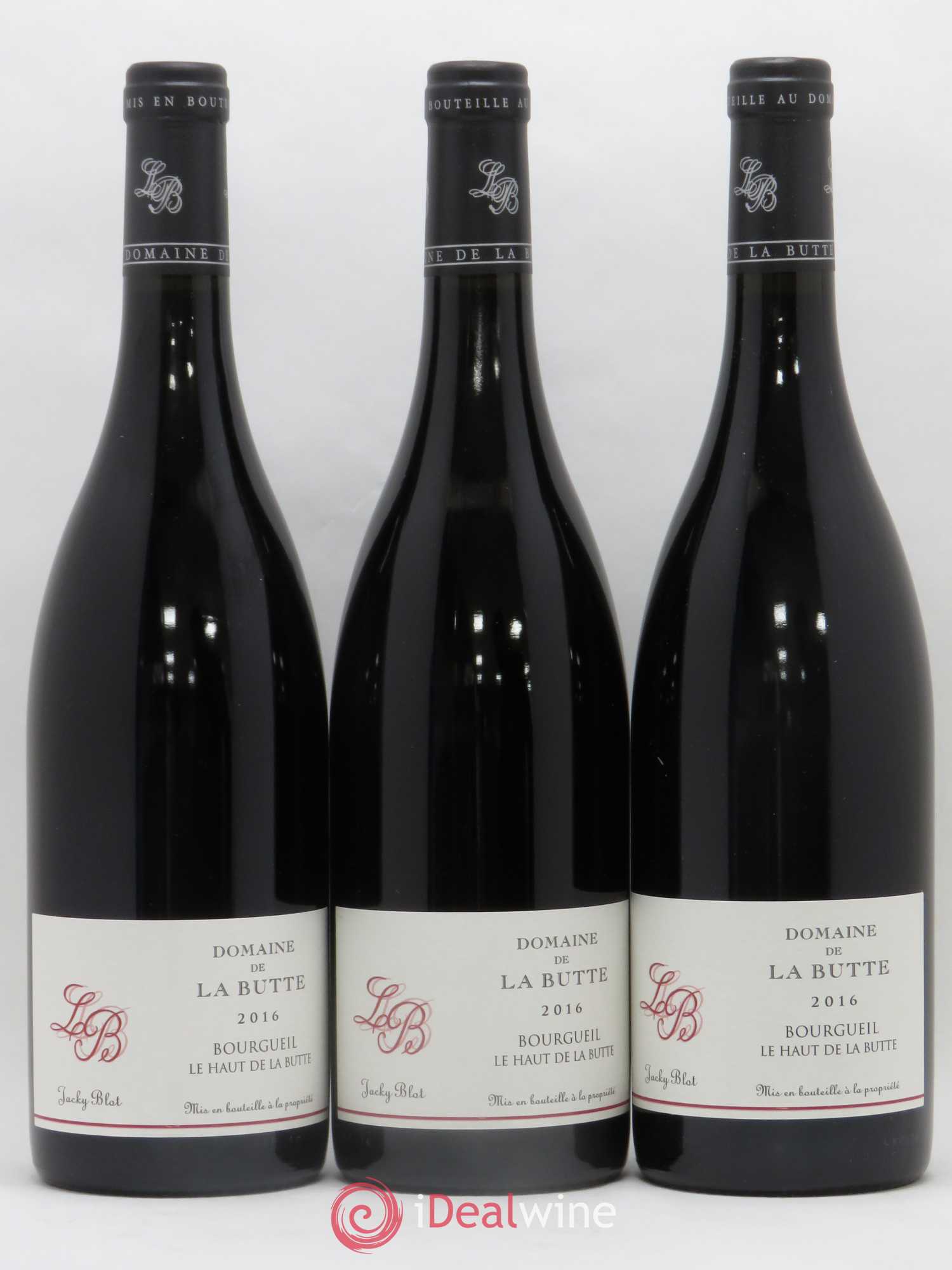Bourgueil Le Pied de la Butte Domaine de La Butte - Jacky Blot 2016 - Lot de 3 bouteilles - 0
