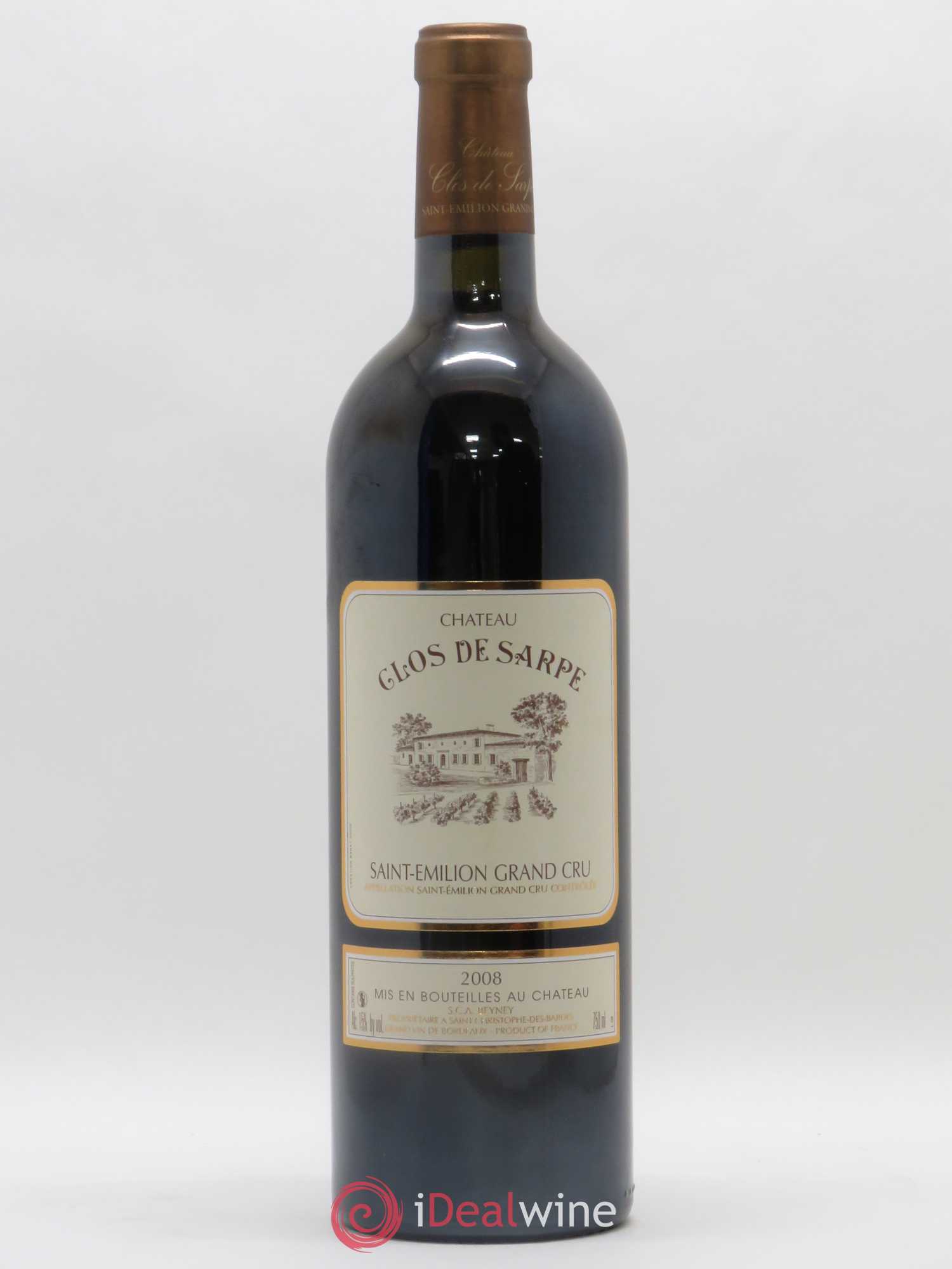 Clos de Sarpe Grand Cru Classé 2008 - Lot de 1 bouteille - 0