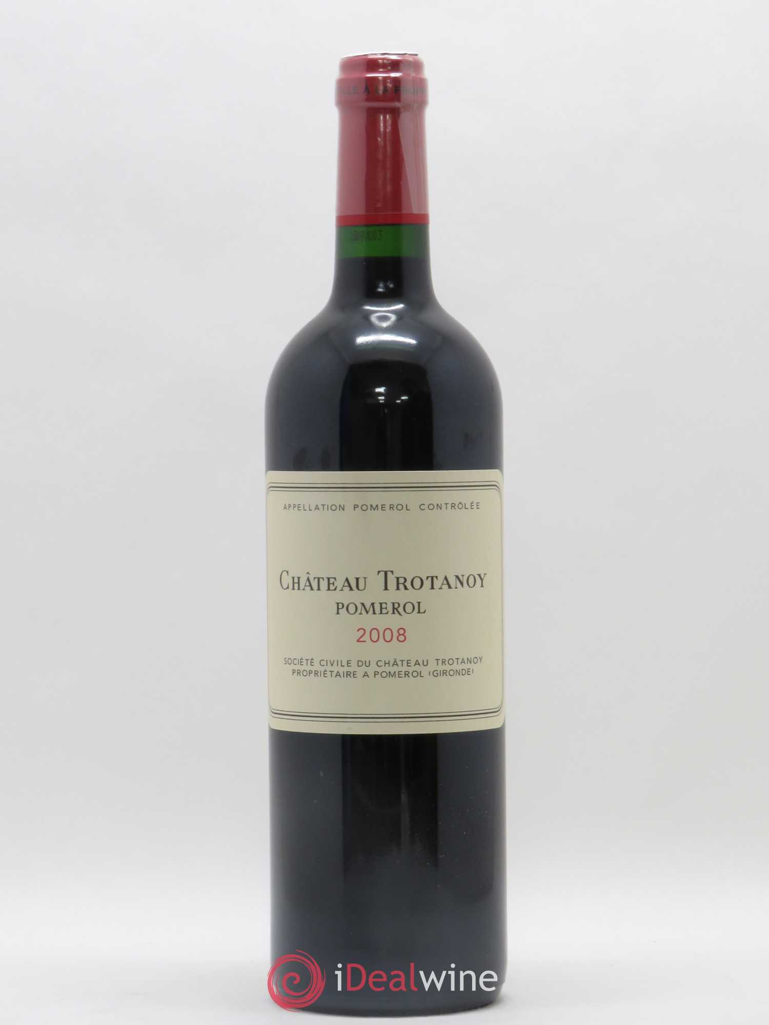 Château Trotanoy 2008 - Lot de 1 bouteille - 0