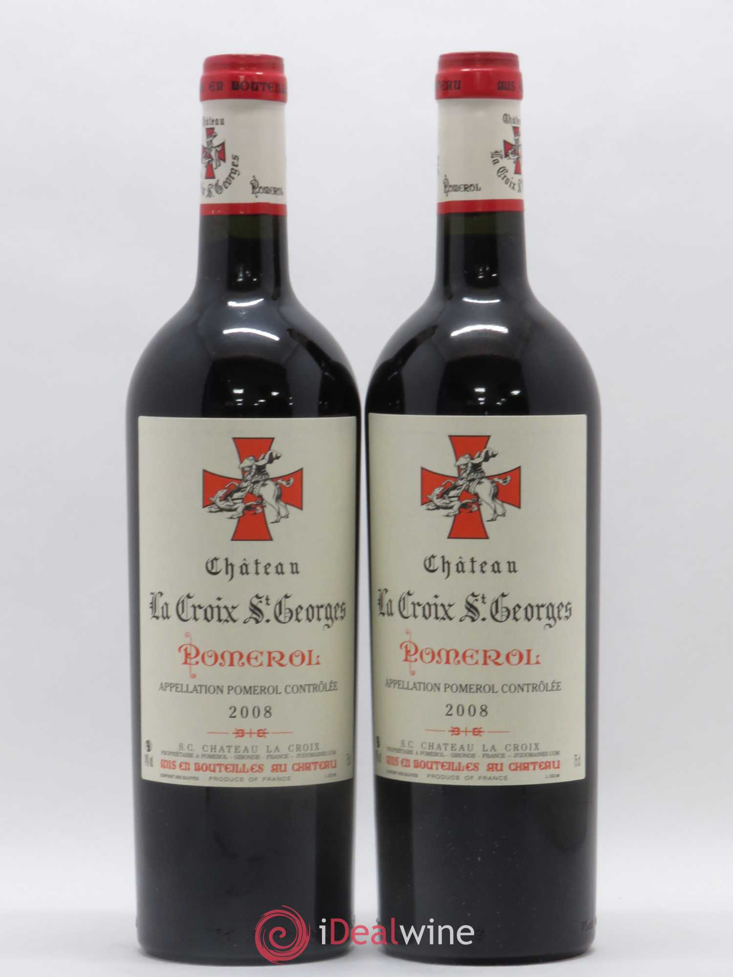 Château la Croix Saint-Georges 2008 - Lot de 2 bouteilles - 0