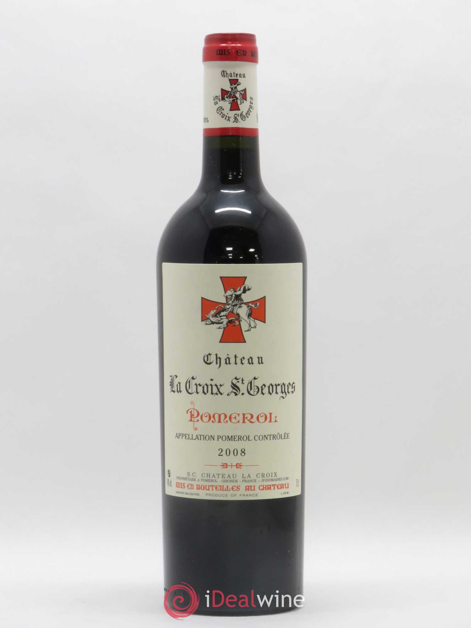 Château la Croix Saint-Georges 2008 - Lot de 1 bouteille - 0