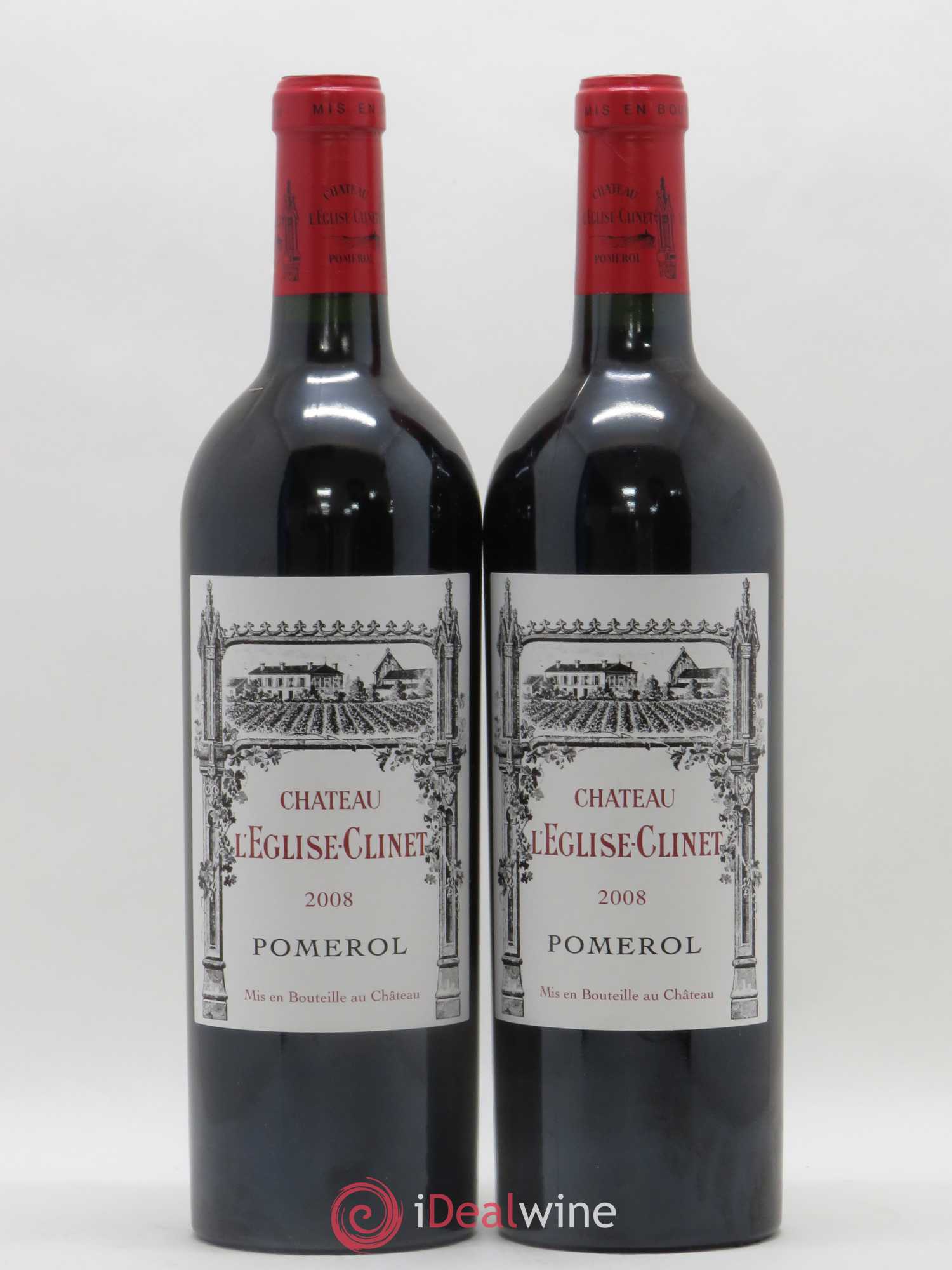 Château l' Église Clinet 2008 - Lot de 2 bouteilles - 0