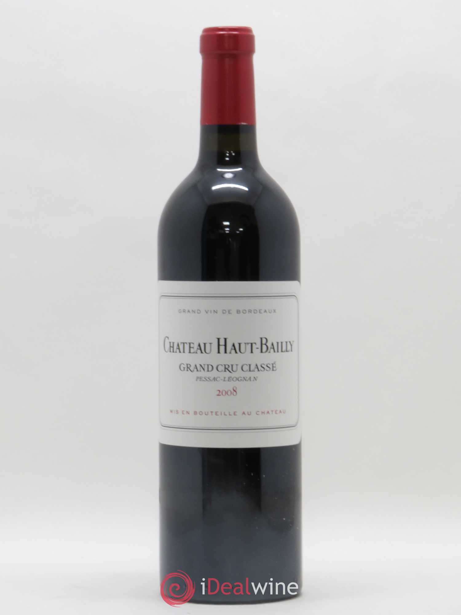 Château Haut-Bailly Cru Classé de Graves 2008 - Lot de 1 bouteille - 0