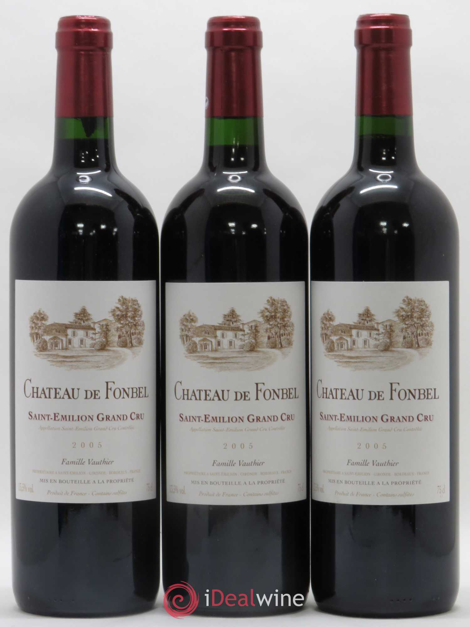 Château de Fonbel 2005 - Lot de 3 bouteilles - 0