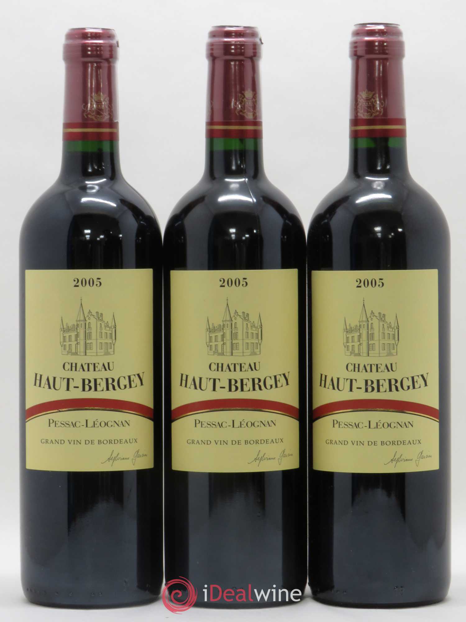 Château Haut-Bergey 2005 - Lot de 3 bouteilles - 0