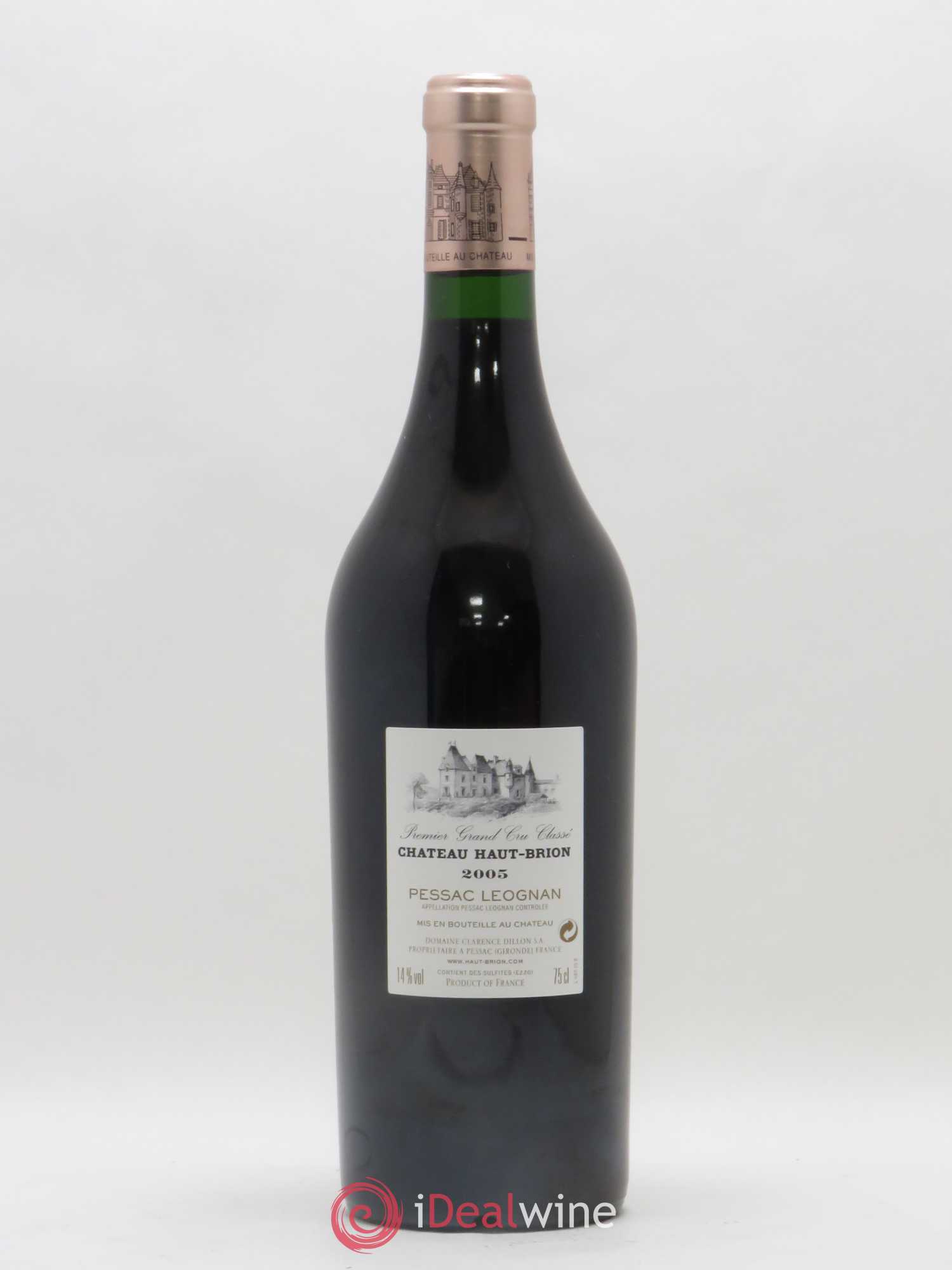 Château Haut Brion 1er Grand Cru Classé 2005 - Lot de 1 bouteille - 1