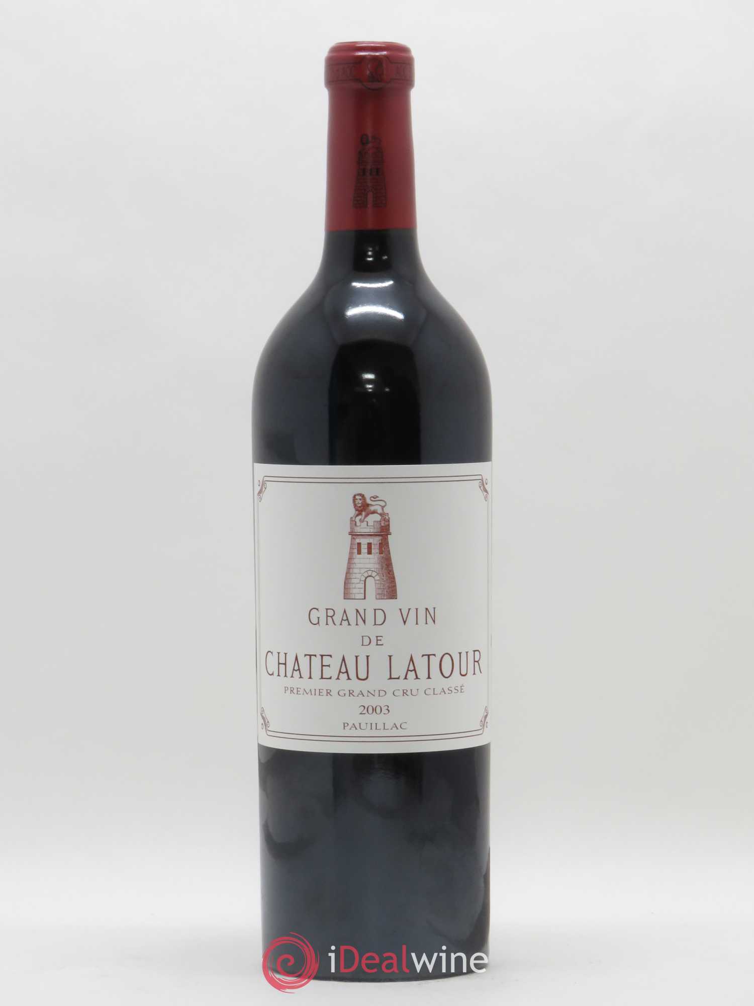 Château Latour 1er Grand Cru Classé 2003 - Lot de 1 bouteille - 0