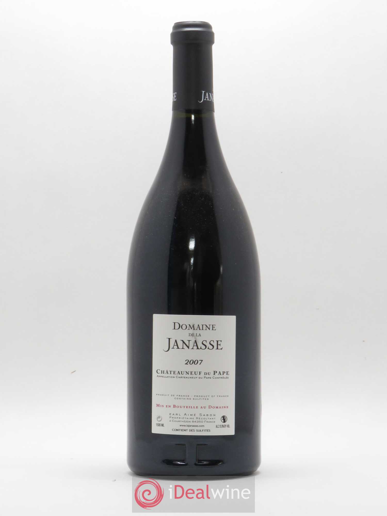 Châteauneuf-du-Pape Cuvée Vieilles Vignes La Janasse (Domaine de) 2007 - Lot de 1 magnum - 1