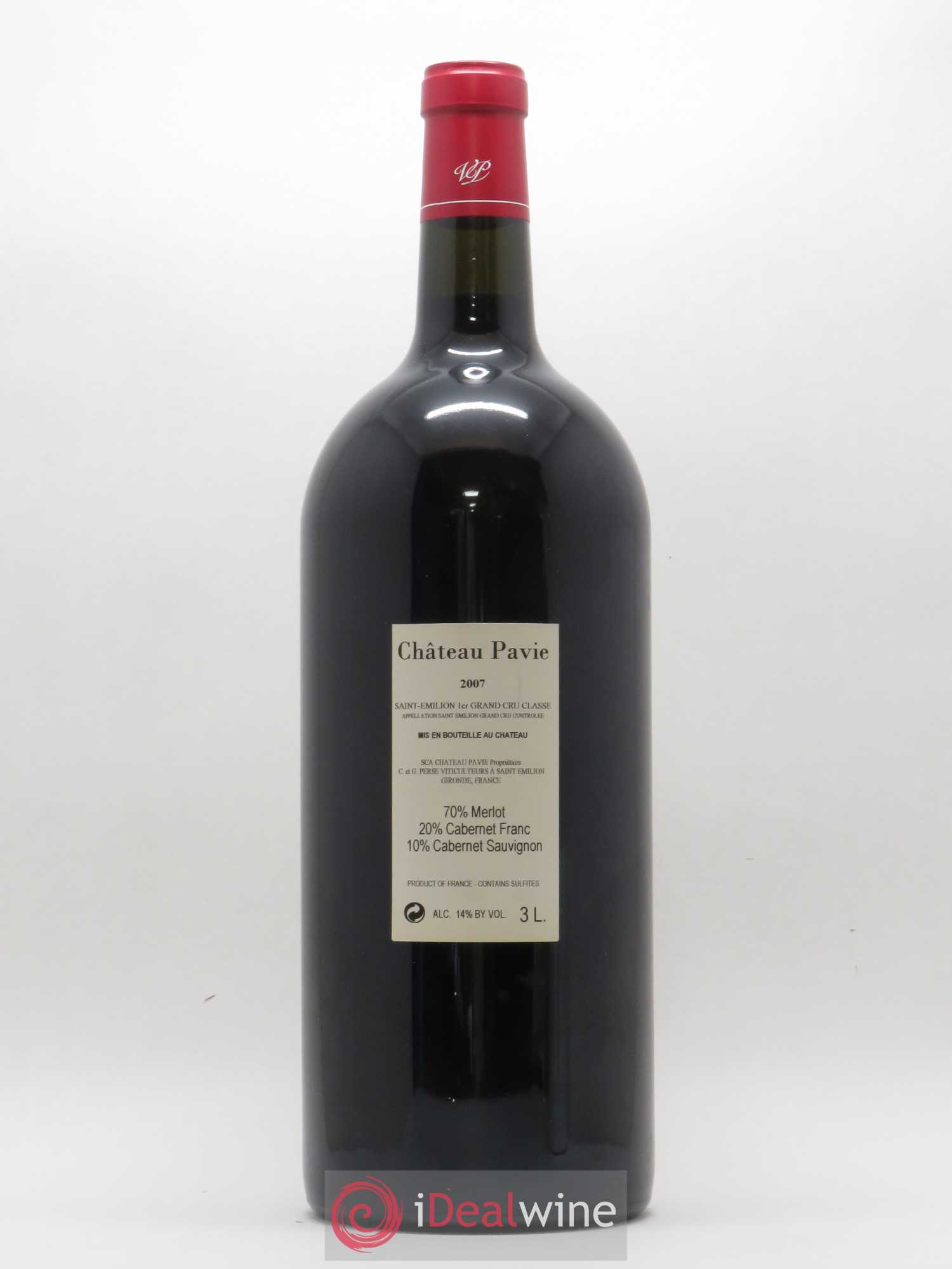 Château Pavie 1er Grand Cru Classé A 2007 - Lot de 1 double magnum - 1