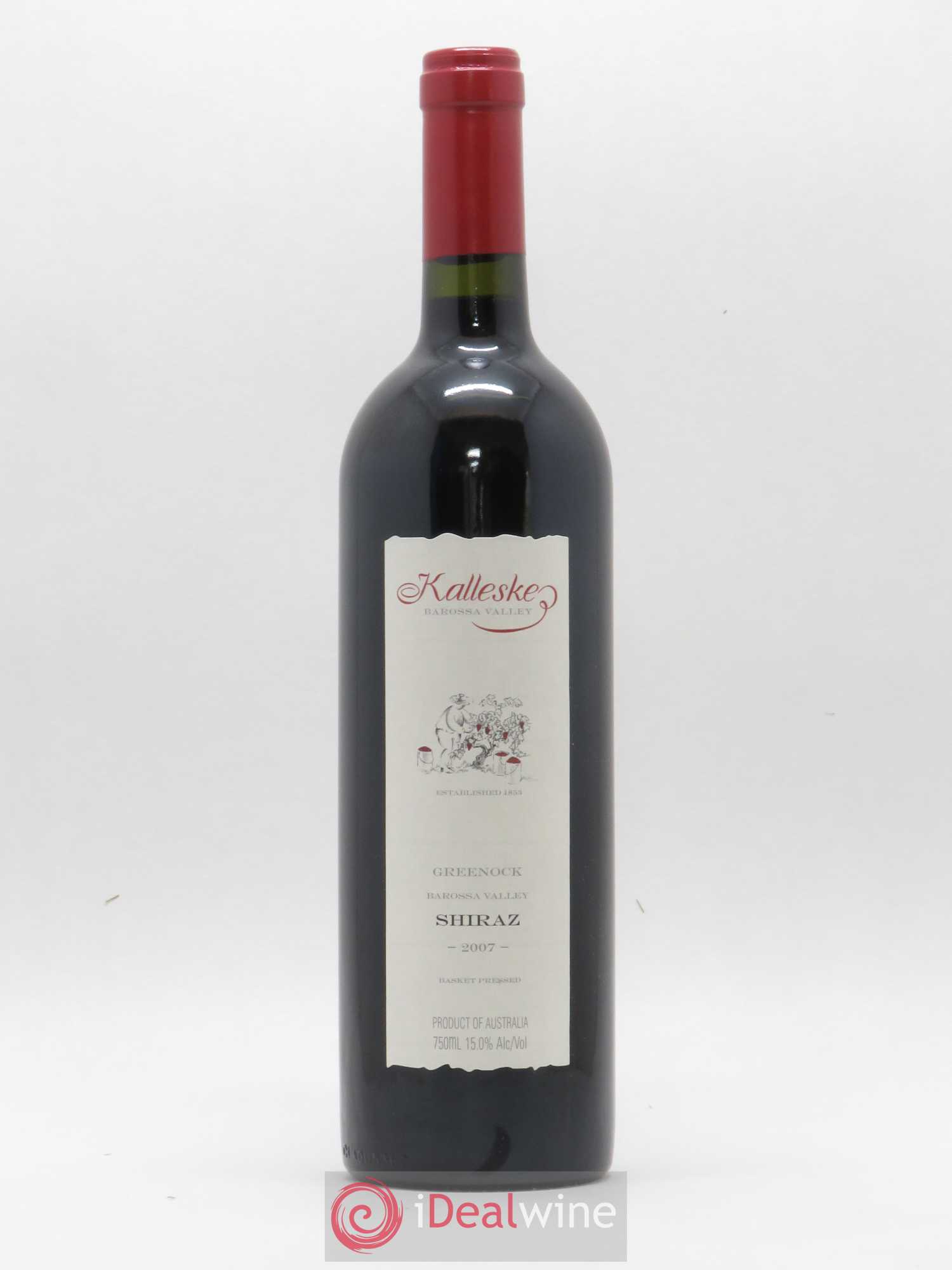 Australie Barossa Valley Greenock Shiraz Kalleske 2007 - Posten von 1 Flasche - 0