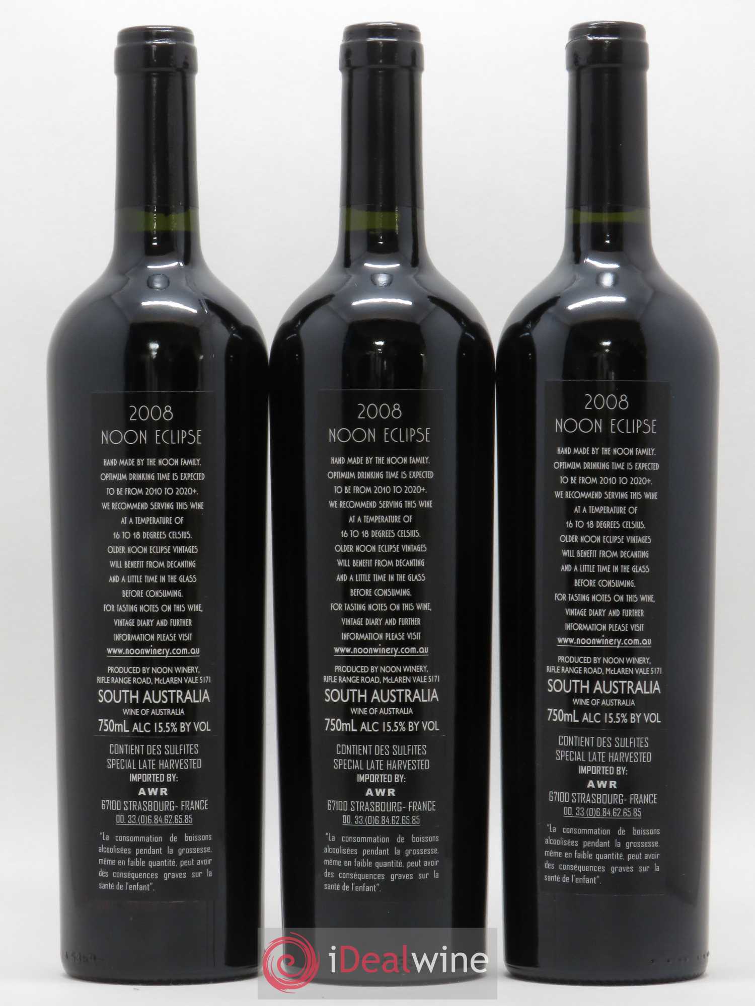 Australie Noon Eclipse 2008 - Lot de 3 bouteilles - 1