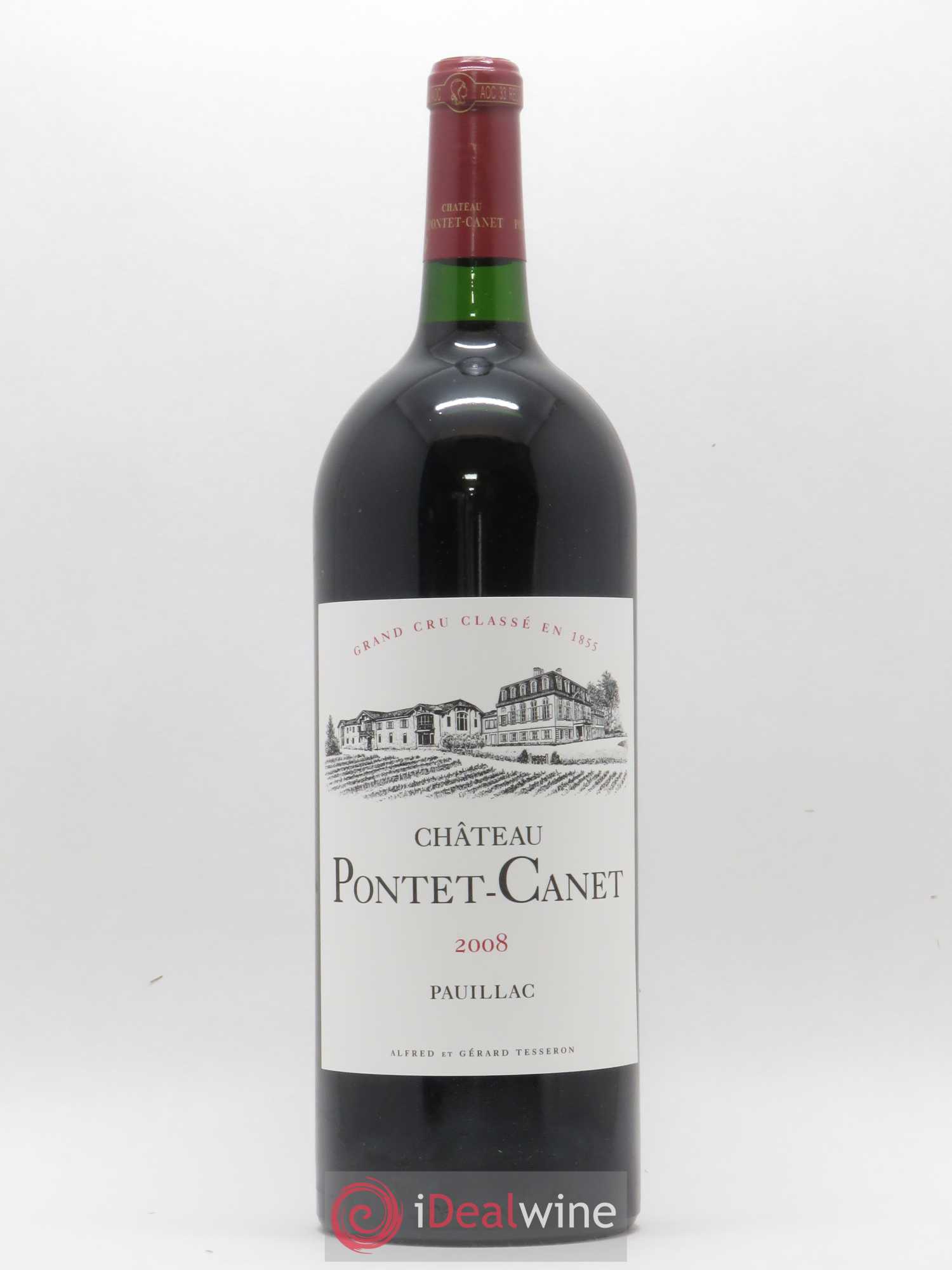 Château Pontet Canet 5ème Grand Cru Classé 2008 - Lot de 1 magnum - 0