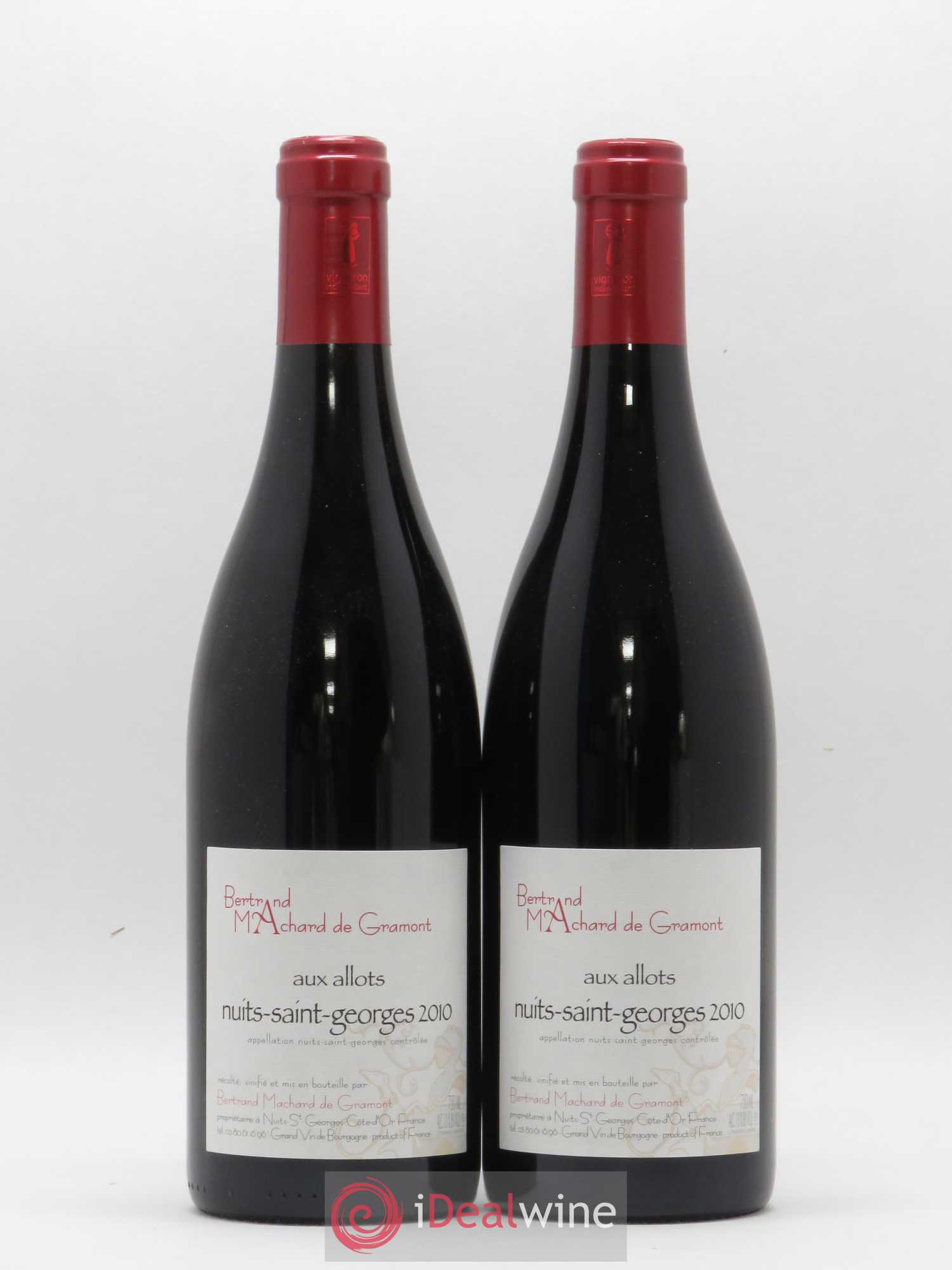 Nuits-Saint-Georges Aux Allots Machard de Gramont 2010 - Posten von 2 Flaschen - 0