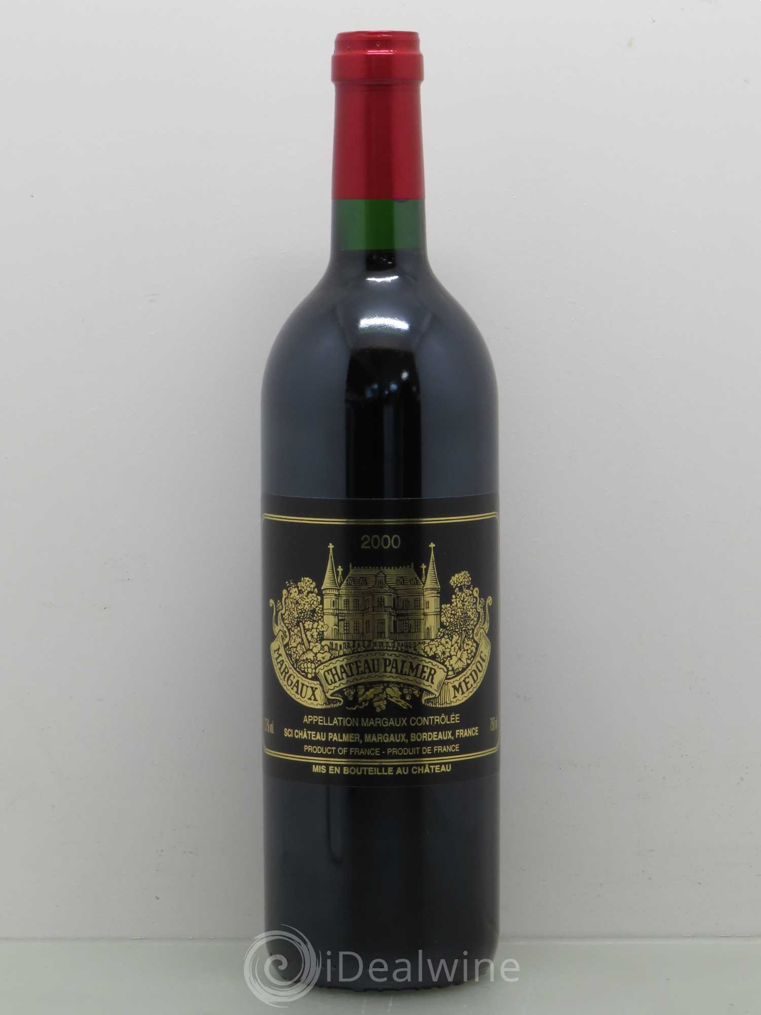 Château Palmer 3ème Grand Cru Classé 2000 - Lot de 1 bouteille - 0